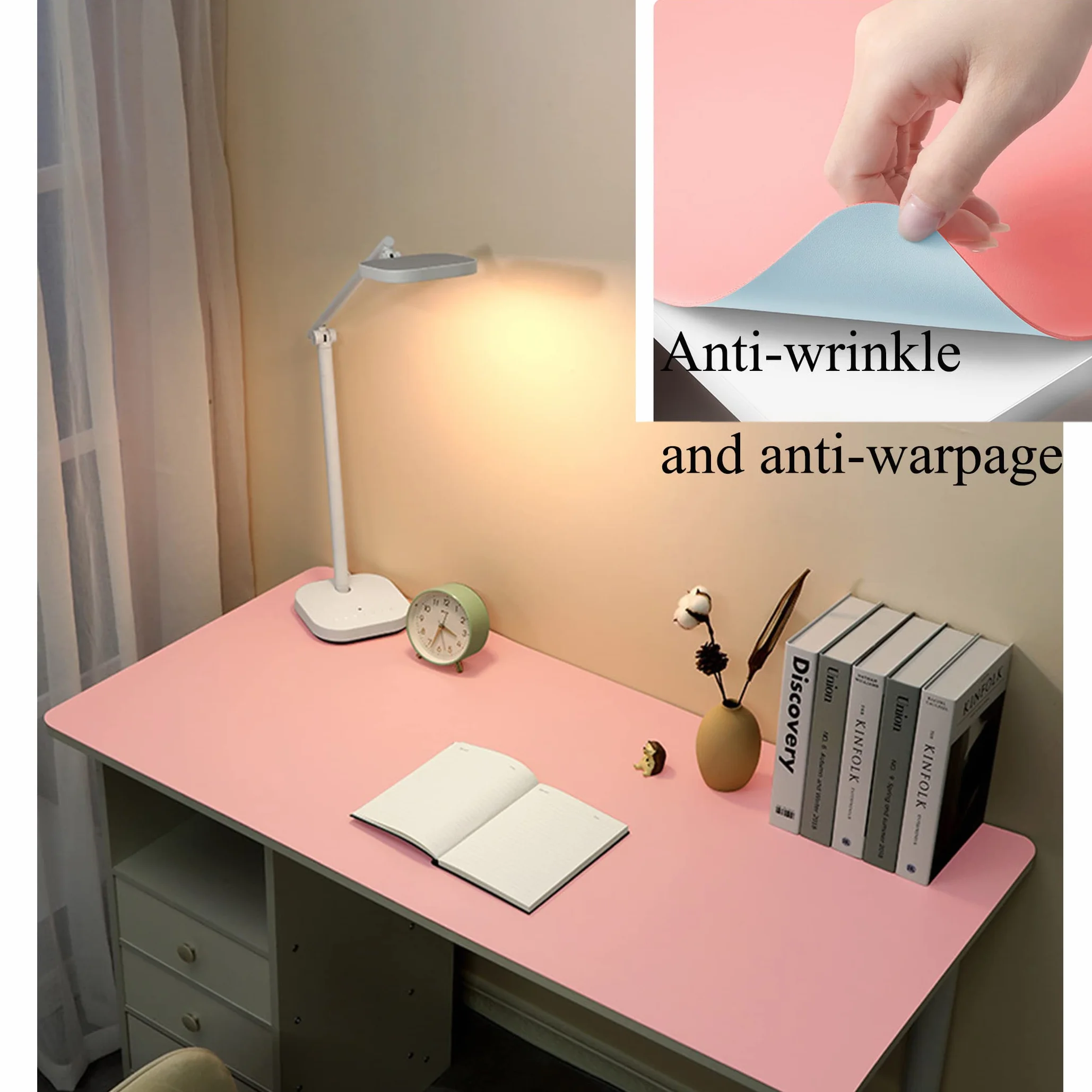 Tappetino Per Poggiamano per Unghie, AMOYUN 60x30cm Doppia Faccia Tappetino Aspiratore Unghie Professionale Pelle Morbida in Microfibra Tappetino per Tavolo Manicure Aspiratore Unghie