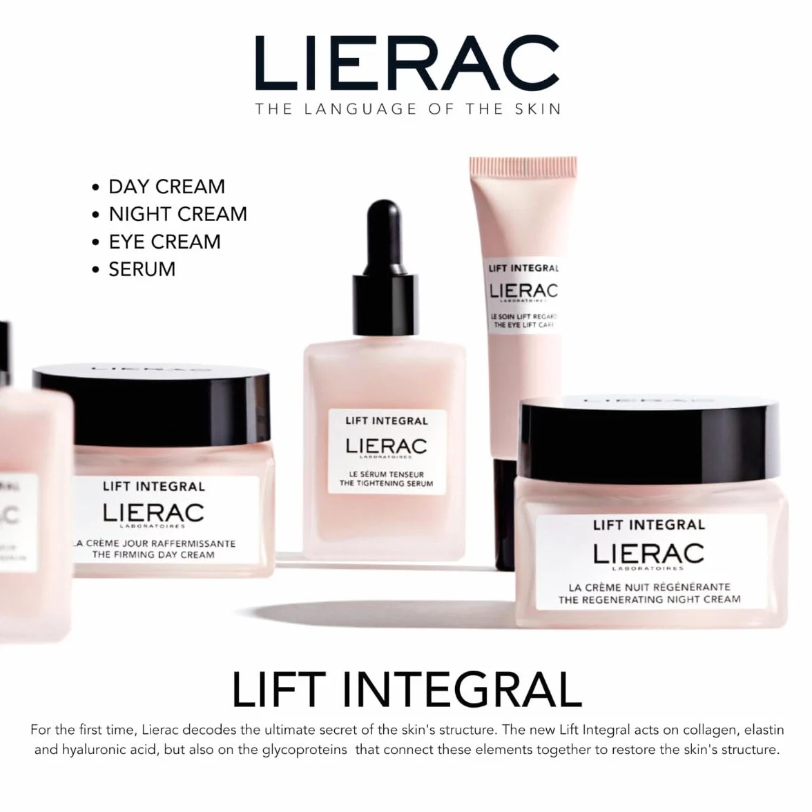 Lierac Lift Integral Contorno Occhi Antirughe, Liftante Tonificante Occhi, per Tutti i tipi di Pelle, Formato da 15ml