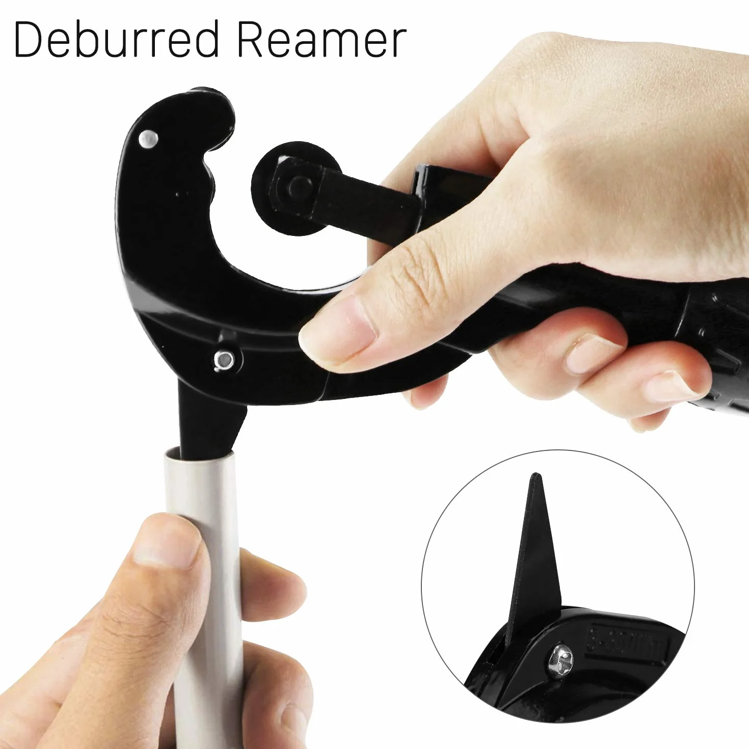 Tagliatubi a Rotella per Tubi Rame PVC Alluminio Acciaio Inox Ø3-35mm, 3 Rotelle di Ricambio