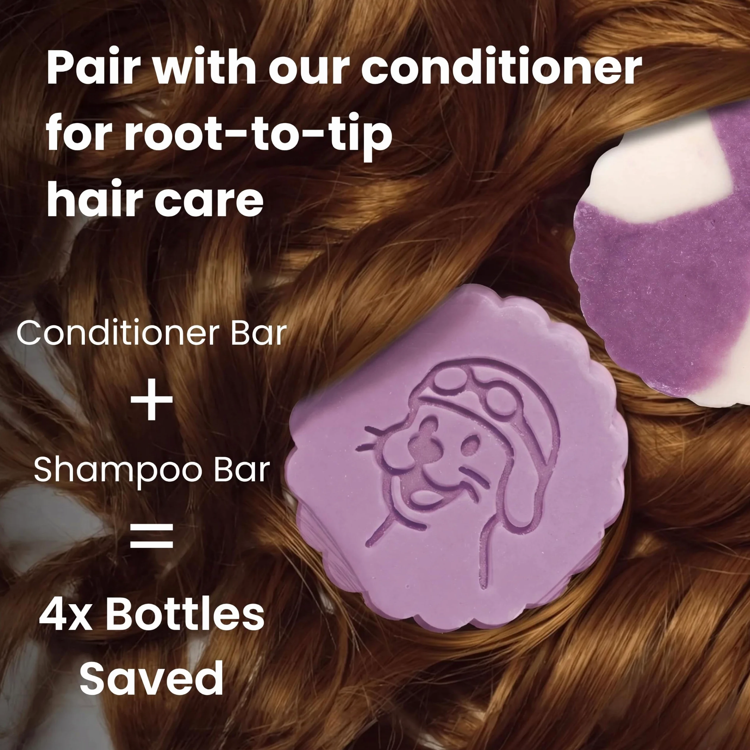 Otter Co. Shampoo bar per la crescita dei capelli alla biotina e cipolla con cheratina, olio per la crescita dei capelli al rosmarino, ACV - Vegano, senza solfati e non tossico - Shampoo per la