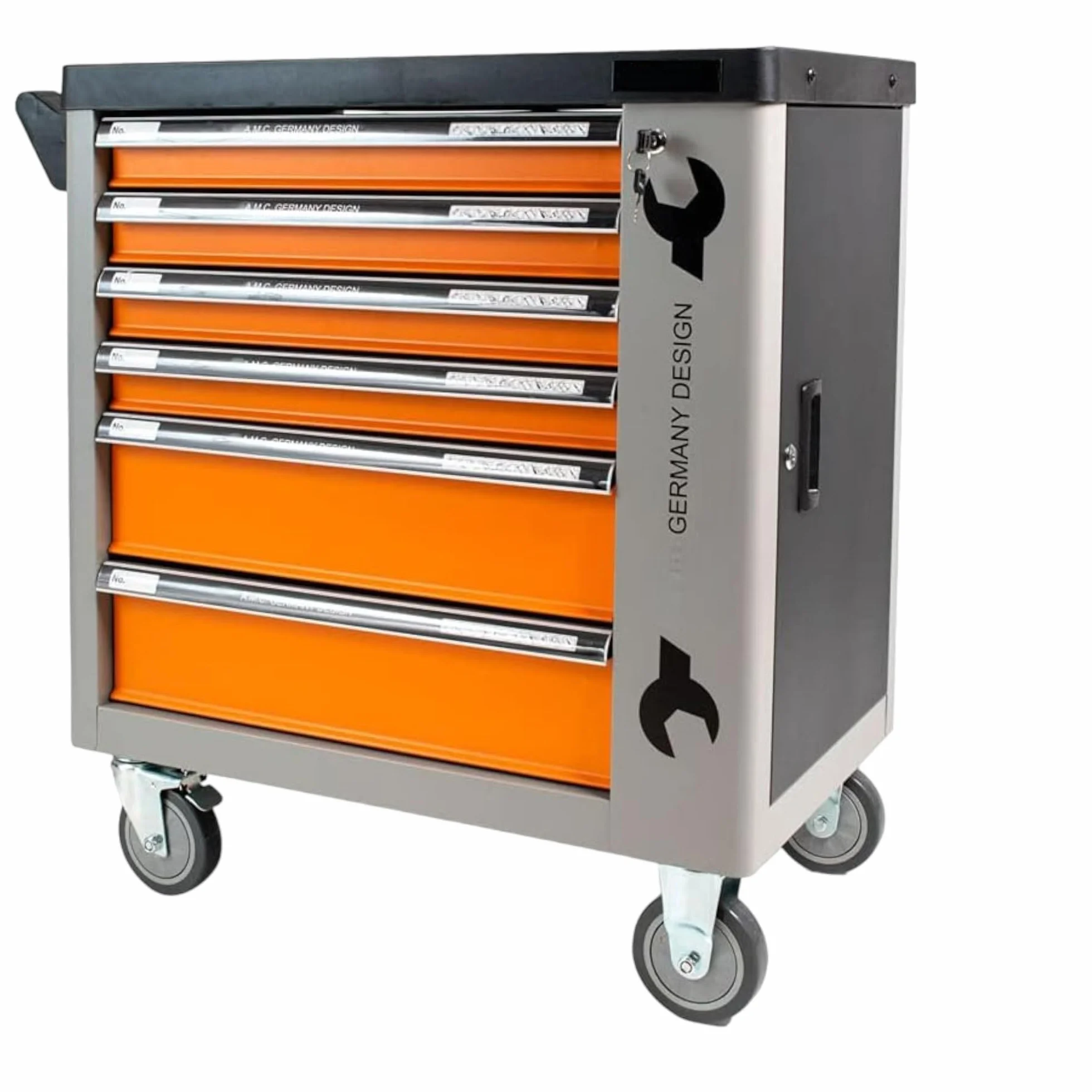 Carrello Porta Attrezzi 428 Utensili 6 Cassetti Officina Garage