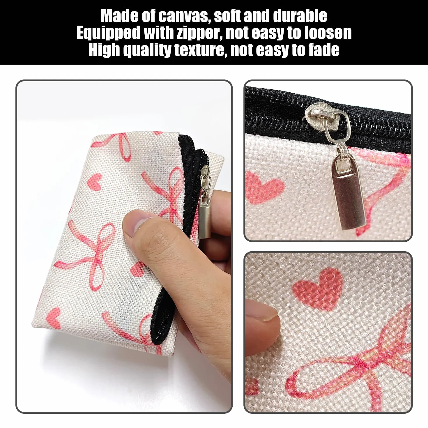 Sacchetto Cosmetico 2 Pezzi, Sacchetto Di Immagazzinaggio Di Stile Del College Di Modo, Astuccio Per Studenti Di Grande Capacità, Borsa Da Toilette Portatile Da Viaggio.