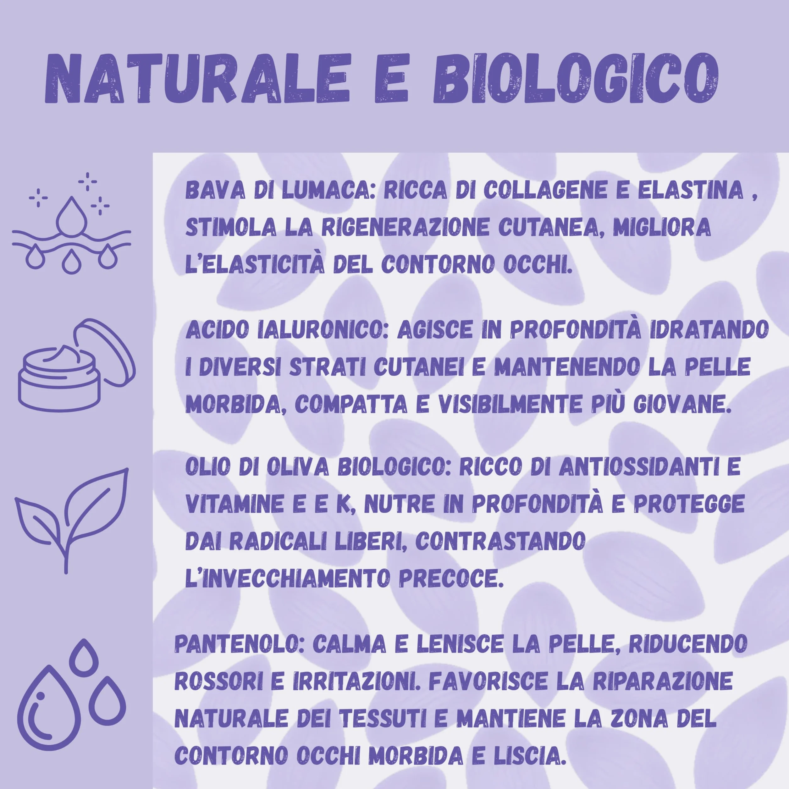 Contorno Occhi Antirughe | Siero Concentrato con Bava di Lumaca e Acido Ialuronico | Roll-On ad Azione Esfoliante, Elasticizzante e Anti-Borse | Formula Bio Naturale | 10ml Made in italy