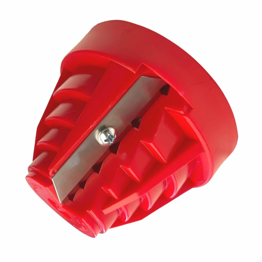 Smussa Tubi in Plastica PE 20-63 mm - Sbavatore per Tubi con 3 Lame di Ricambio