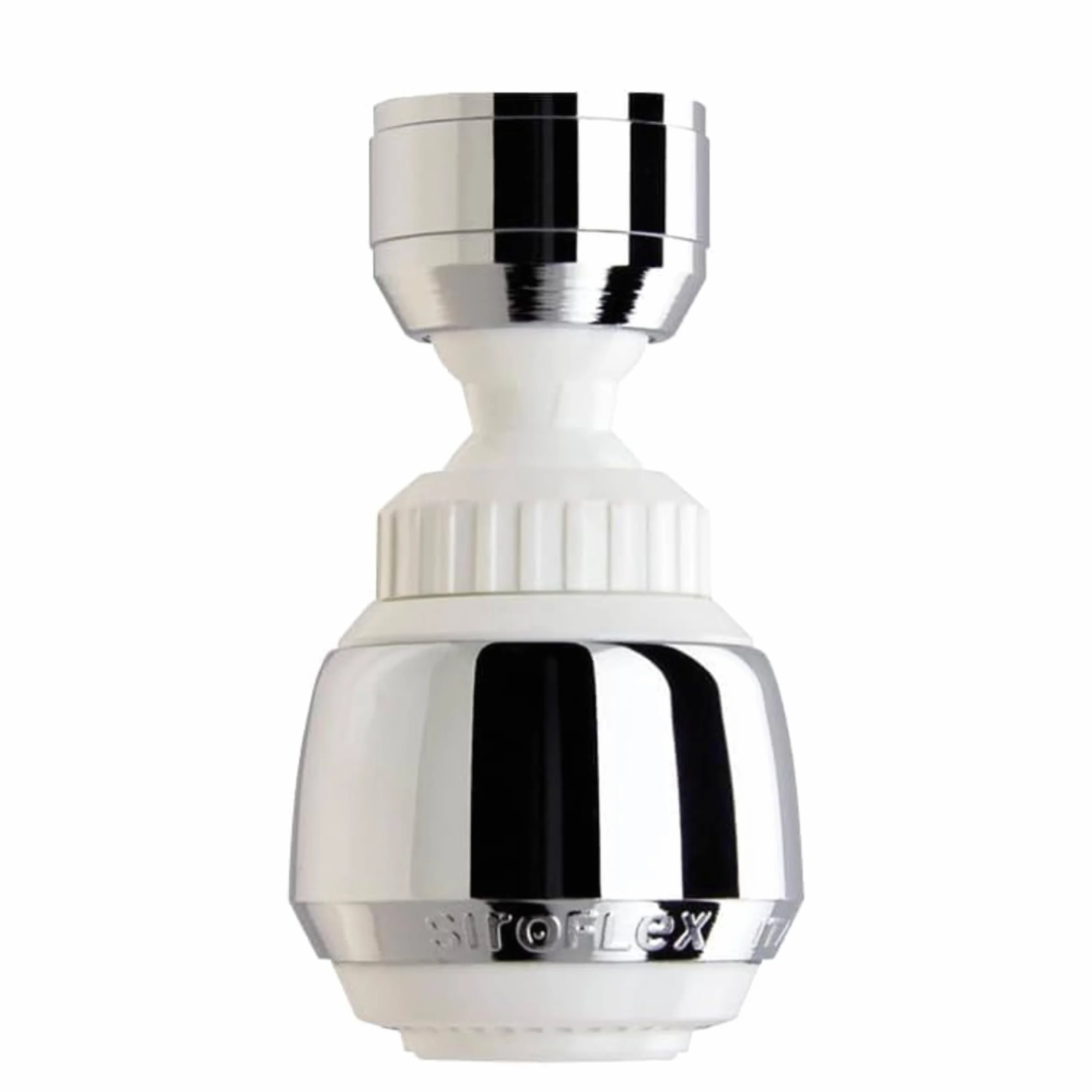 Siroflex Sirius Aeratore Doccetta Rubinetto Cucina Cromato Bianco Made in Italy 2505/50S