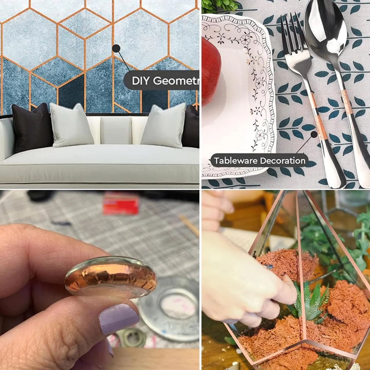 Copper Foil Tape Single-Sided Conductive for Electrical Repairs Stained Glass Paper Circuits