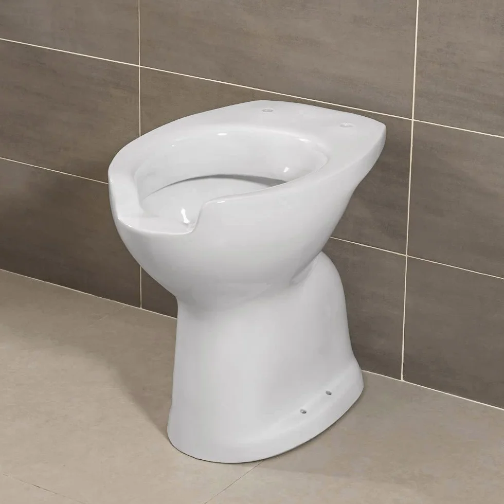 Water per disabili con apertura frontale H. 51 cm ceramica bianca lucida