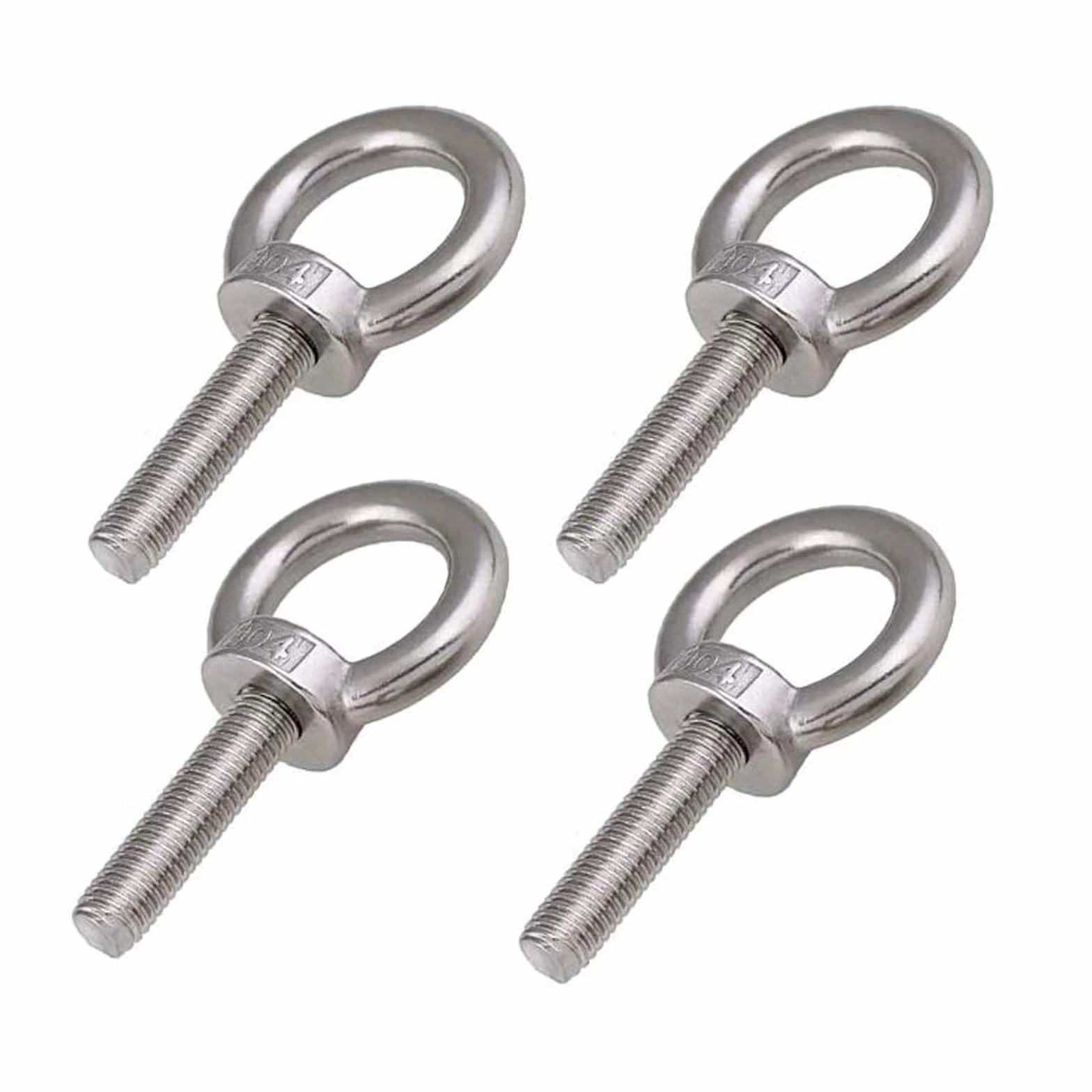 Bullone per Sollevamento M10 Acciaio Inox 304 Anello di Sollevamento 4 Pezzi