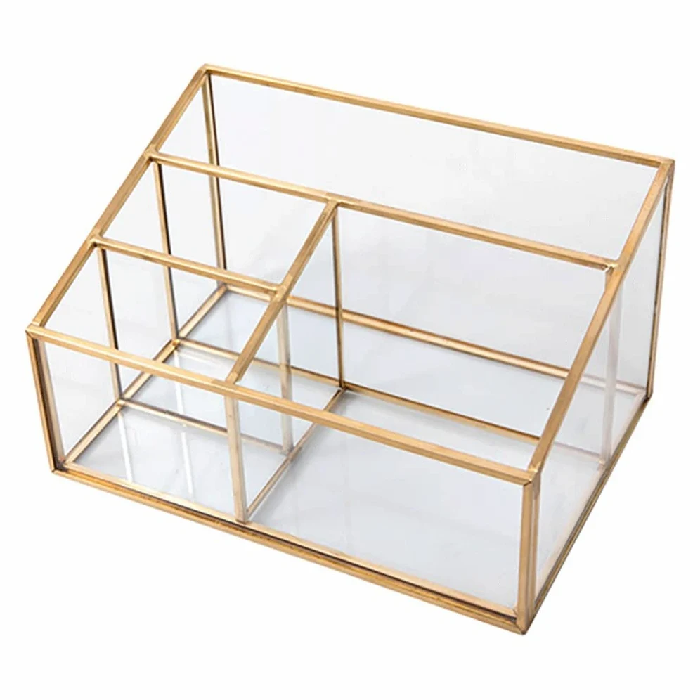 N/A Organizer per Trucchi Porta pennelli per Rossetto Articoli Vari Scatola portaoggetti per Cosmetici Portagioie per Trucco a Prova di Polvere