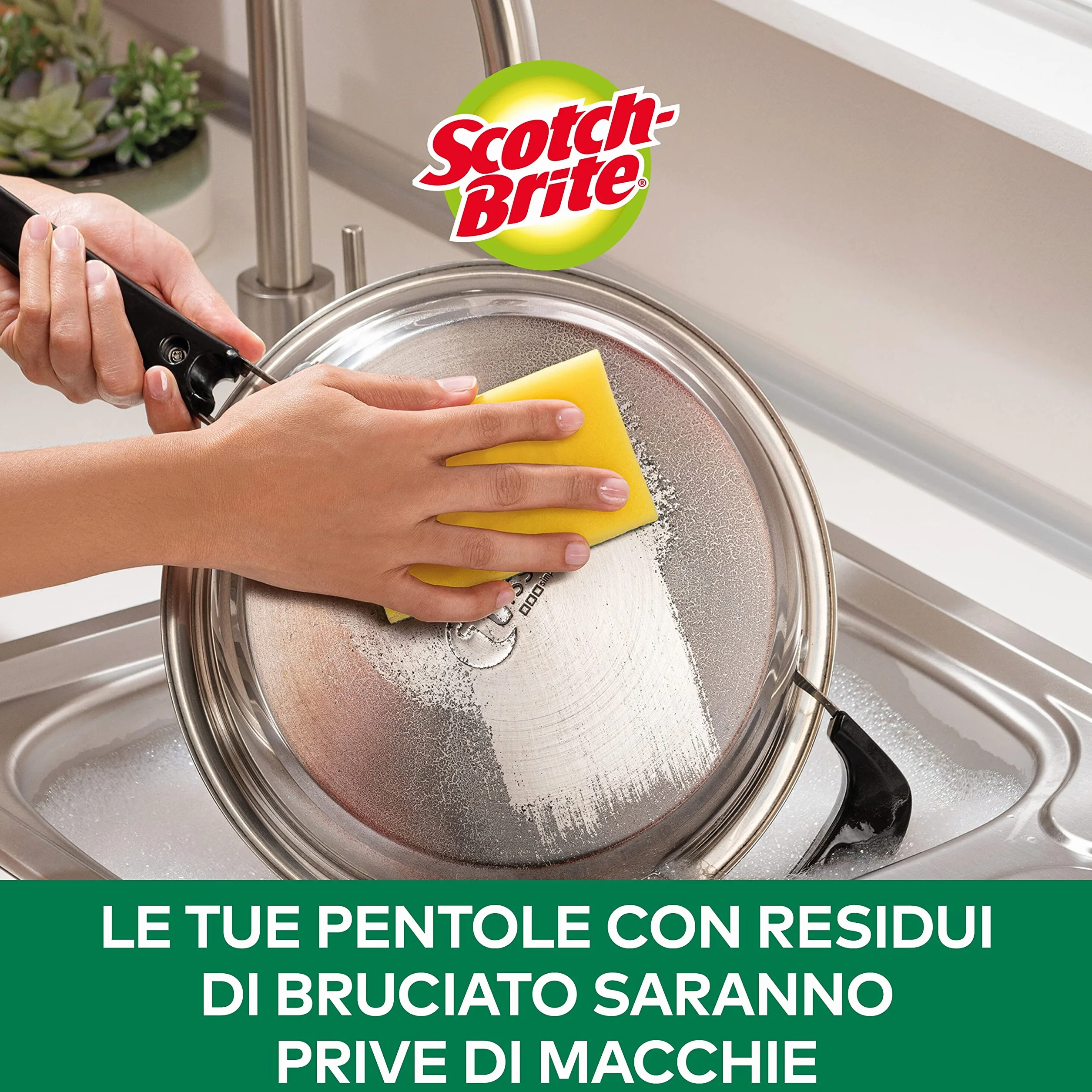 Scotch-Brite Spugna abrasiva Heavy Duty Classic, 20 pezzi