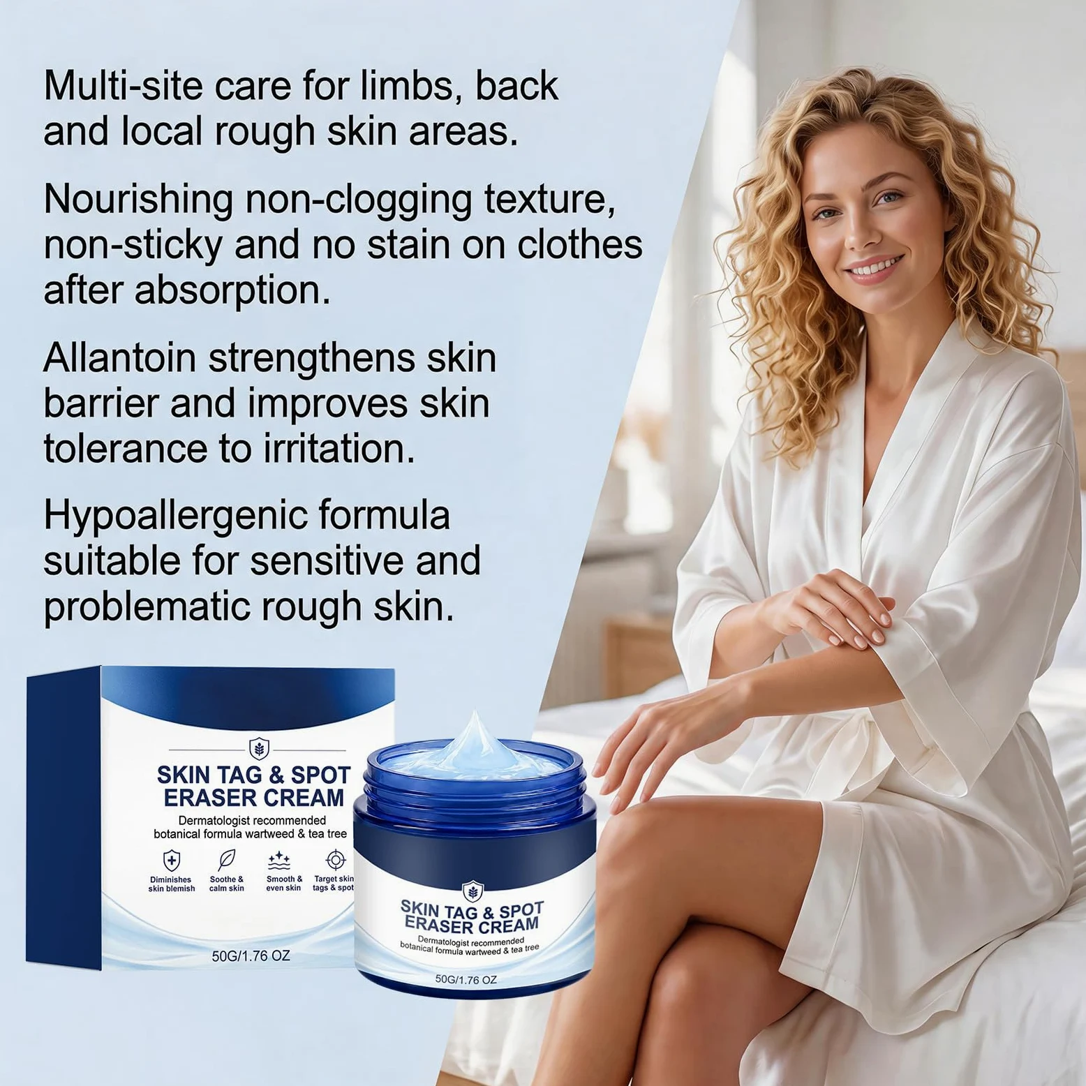 Crema Idratante per la Pelle, Formula Nutriente per una Texture Liscia e Morbida 2 PZ