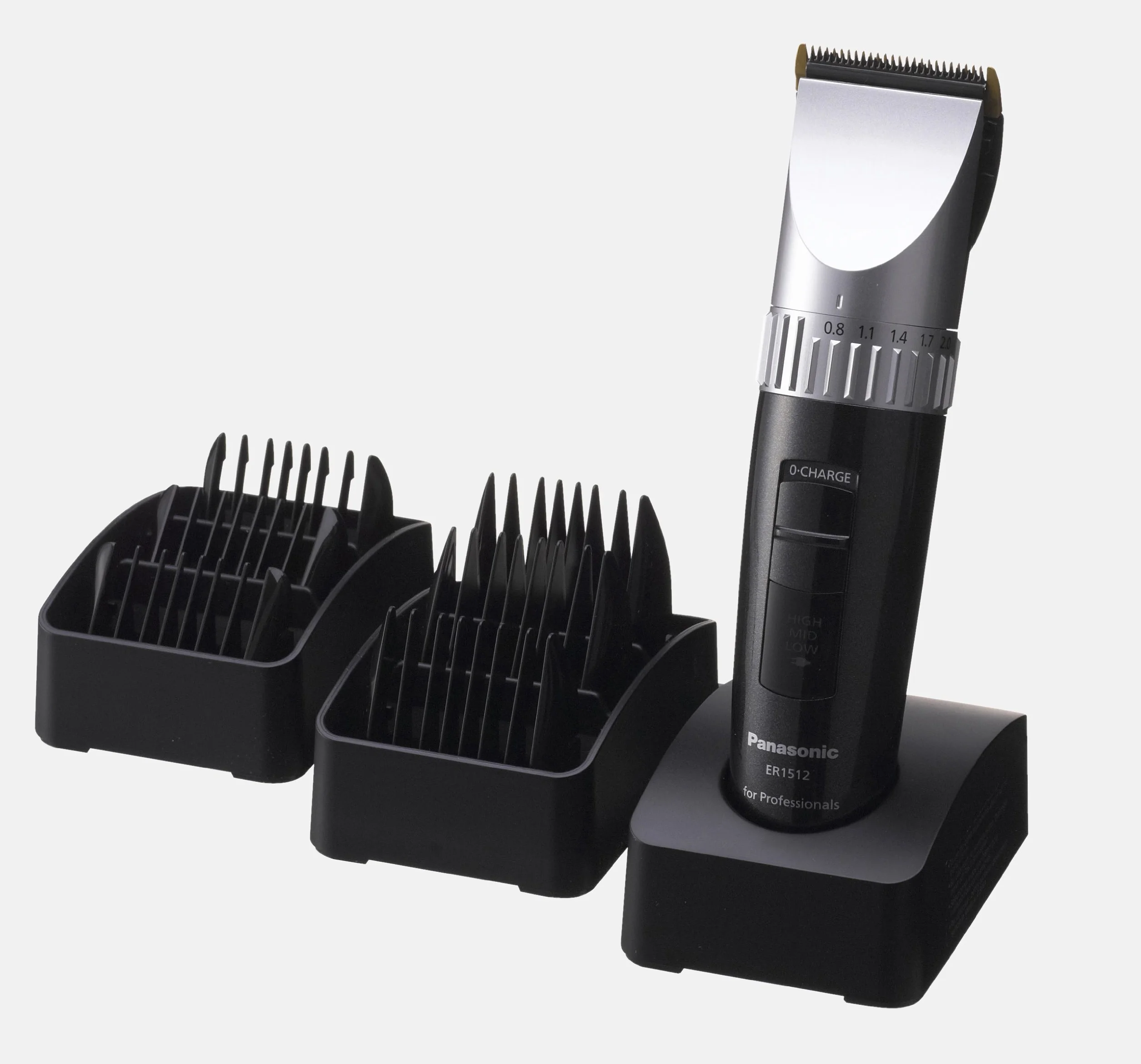 Panasonic Tagliacapelli Professionale ER-1512, 0.8 - 2 mm, batteria