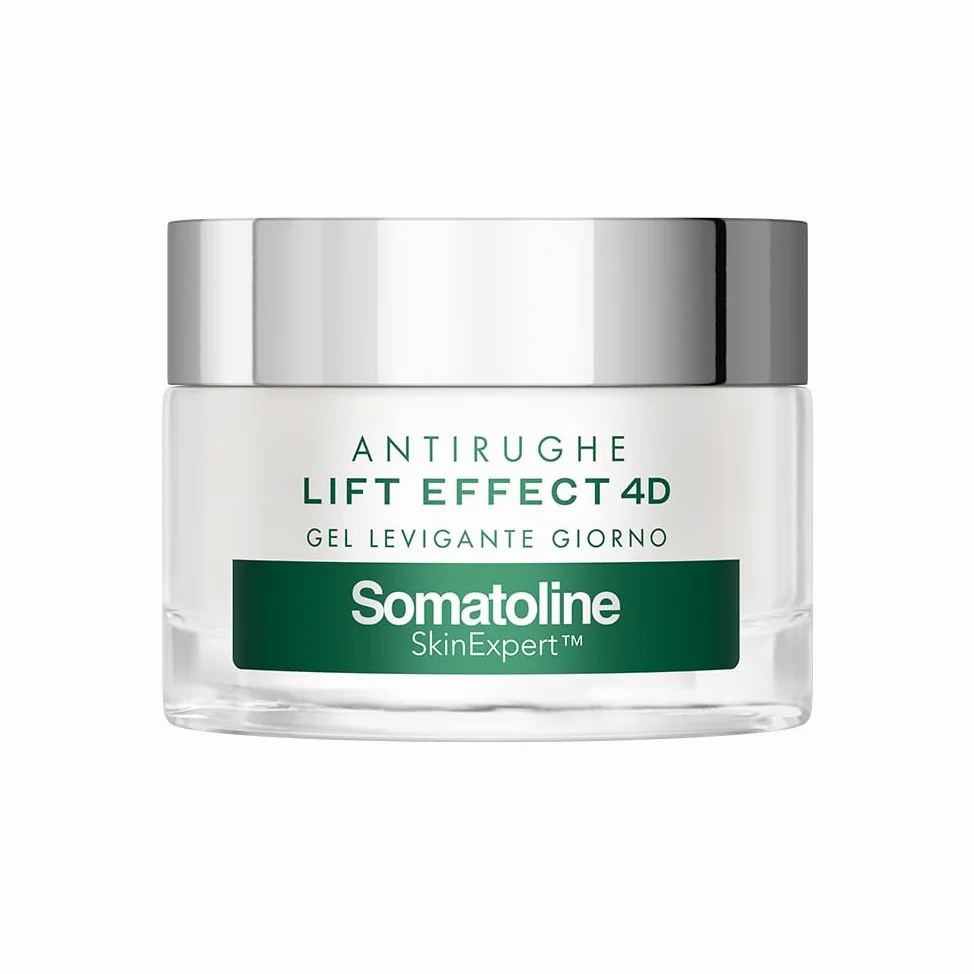 Somatoline SkinExpert, Lift Effect 4D Crema Giorno Gel Filler Antirughe, Trattamento Viso Anti-età, con Acido Ialuronico, 50ml
