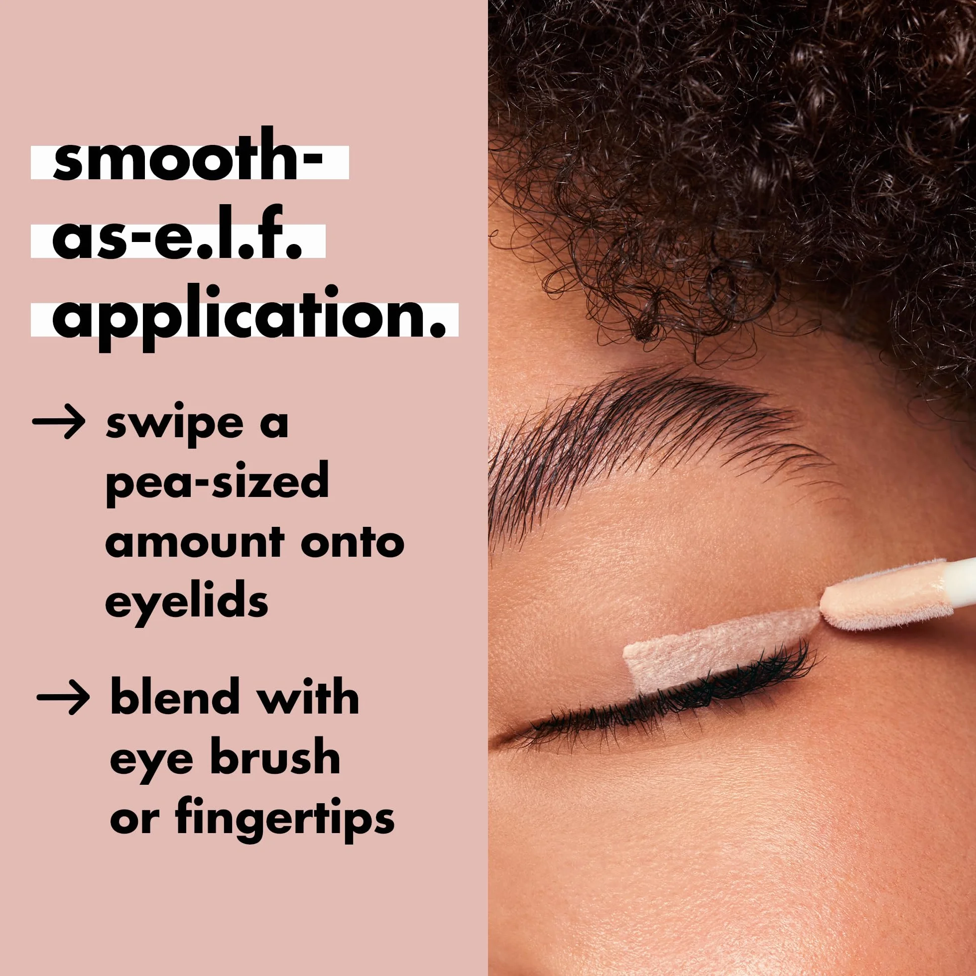 e.l.f. Lock It Down Eyeshadow Primer, primer cremoso e vellutato per ombretto a lunga tenuta, intensifica il colore liquido e in polvere, prodotto vegano e non testato sugli animali