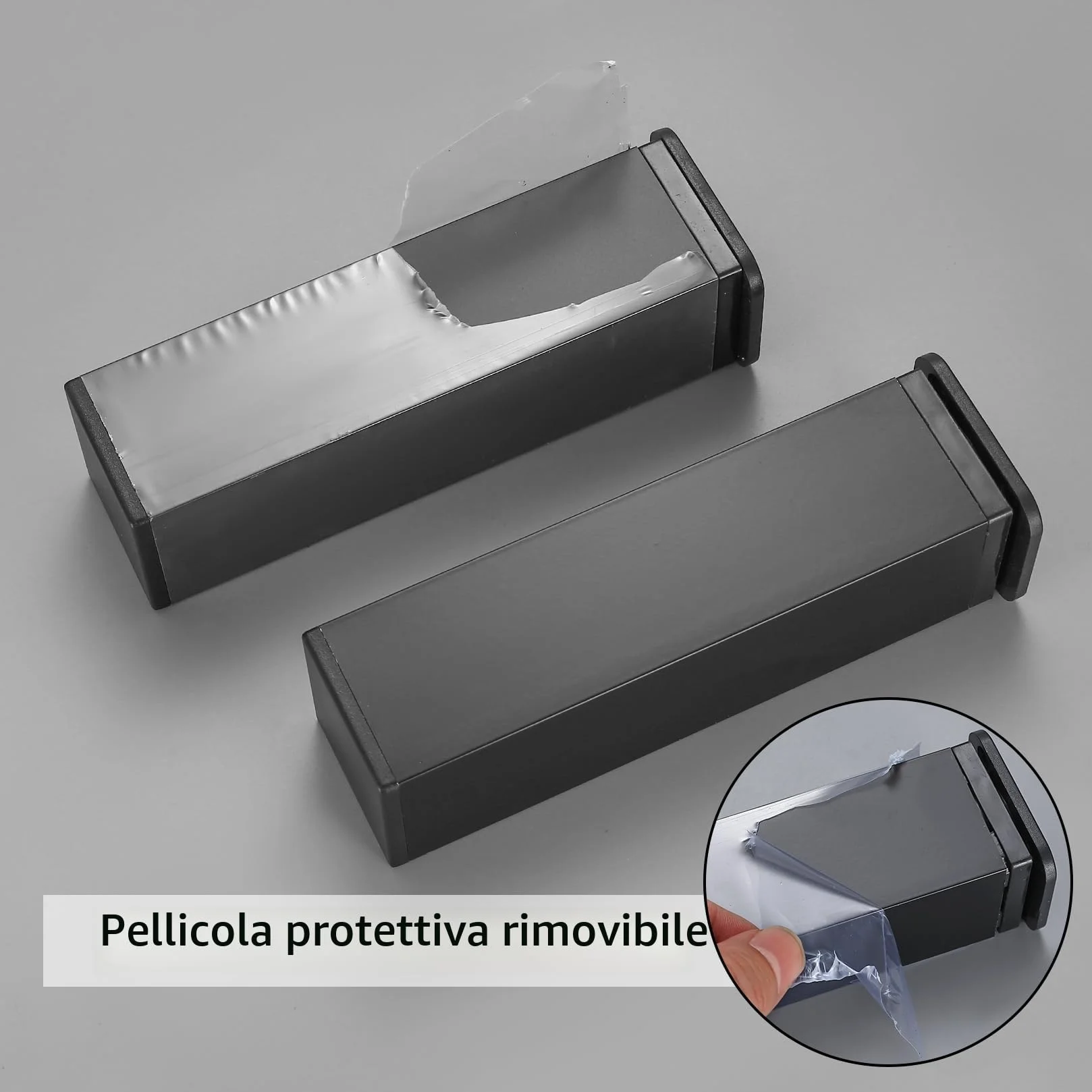 Gambe per Mobili Regolabili in Altezza 4 Pezzi 15 cm Nero