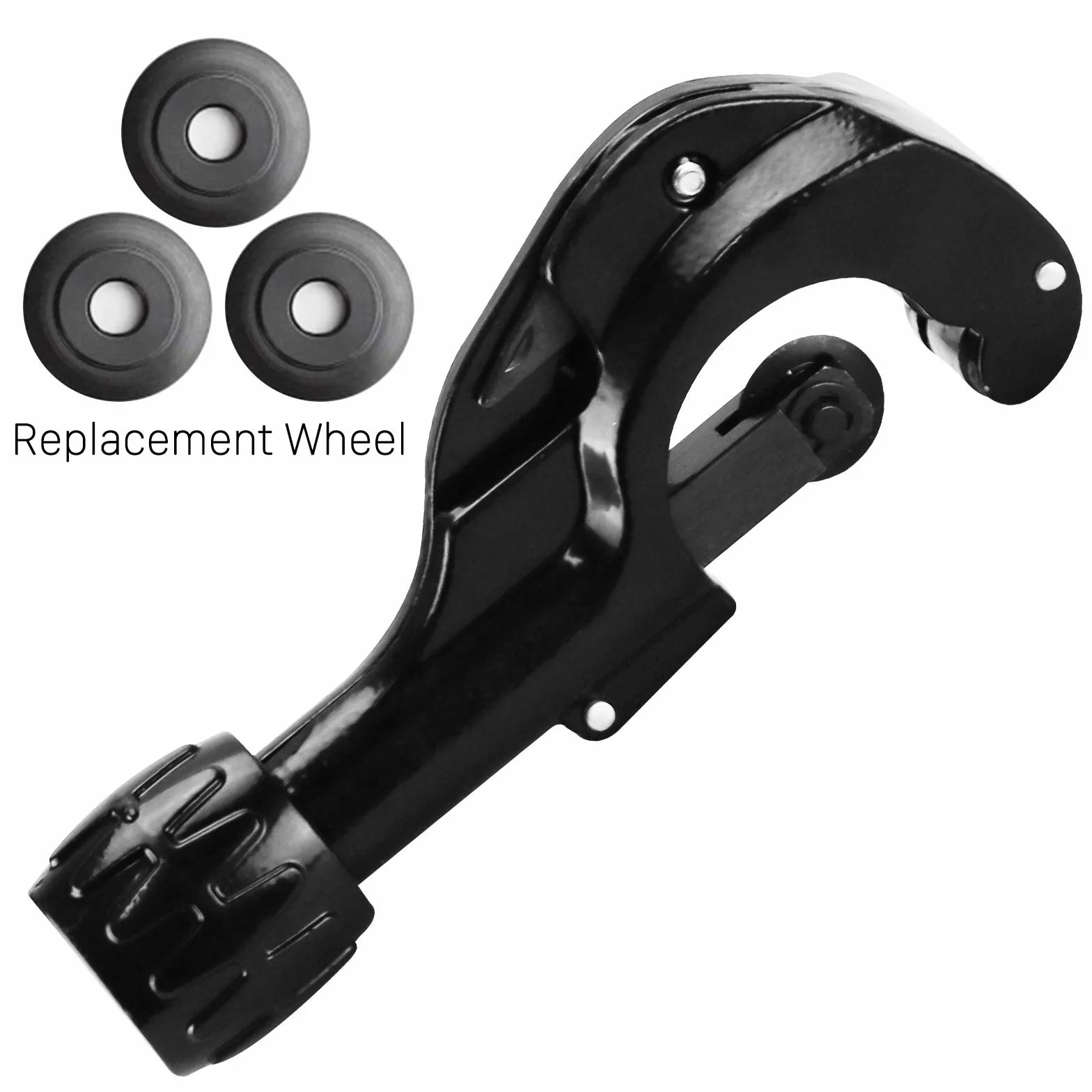 Tagliatubi a Rotella per Tubi Rame PVC Alluminio Acciaio Inox Ø3-35mm, 3 Rotelle di Ricambio
