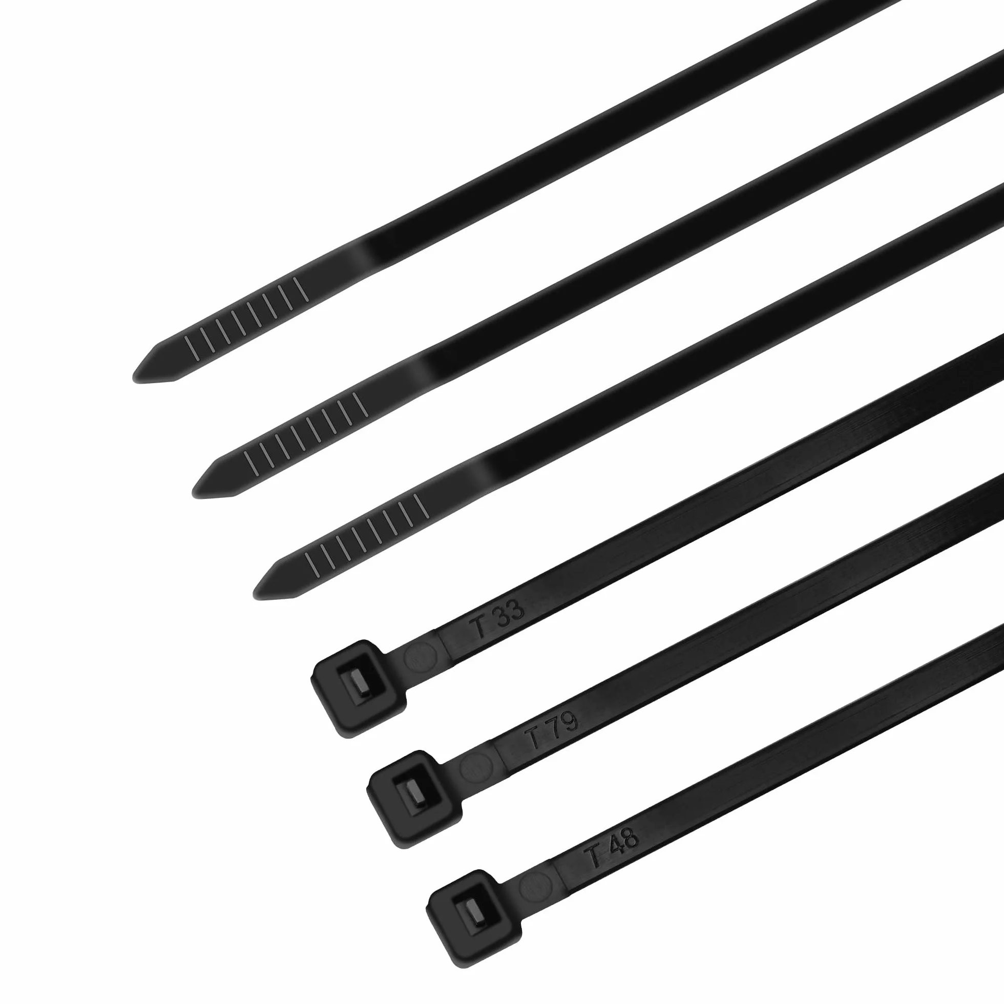 Amazon Basics Fascette stringicavo regolabili, gestione cavi, 100-300 mm, 500 unità, nero
