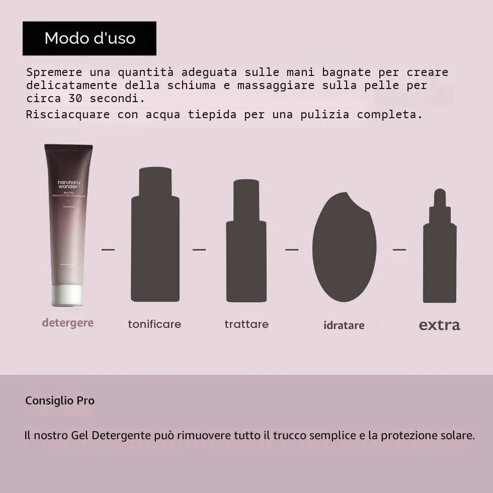HARUHARU WONDER Black Rice Moisture 5.5 Soft Cleansing Gel (100 ml)
