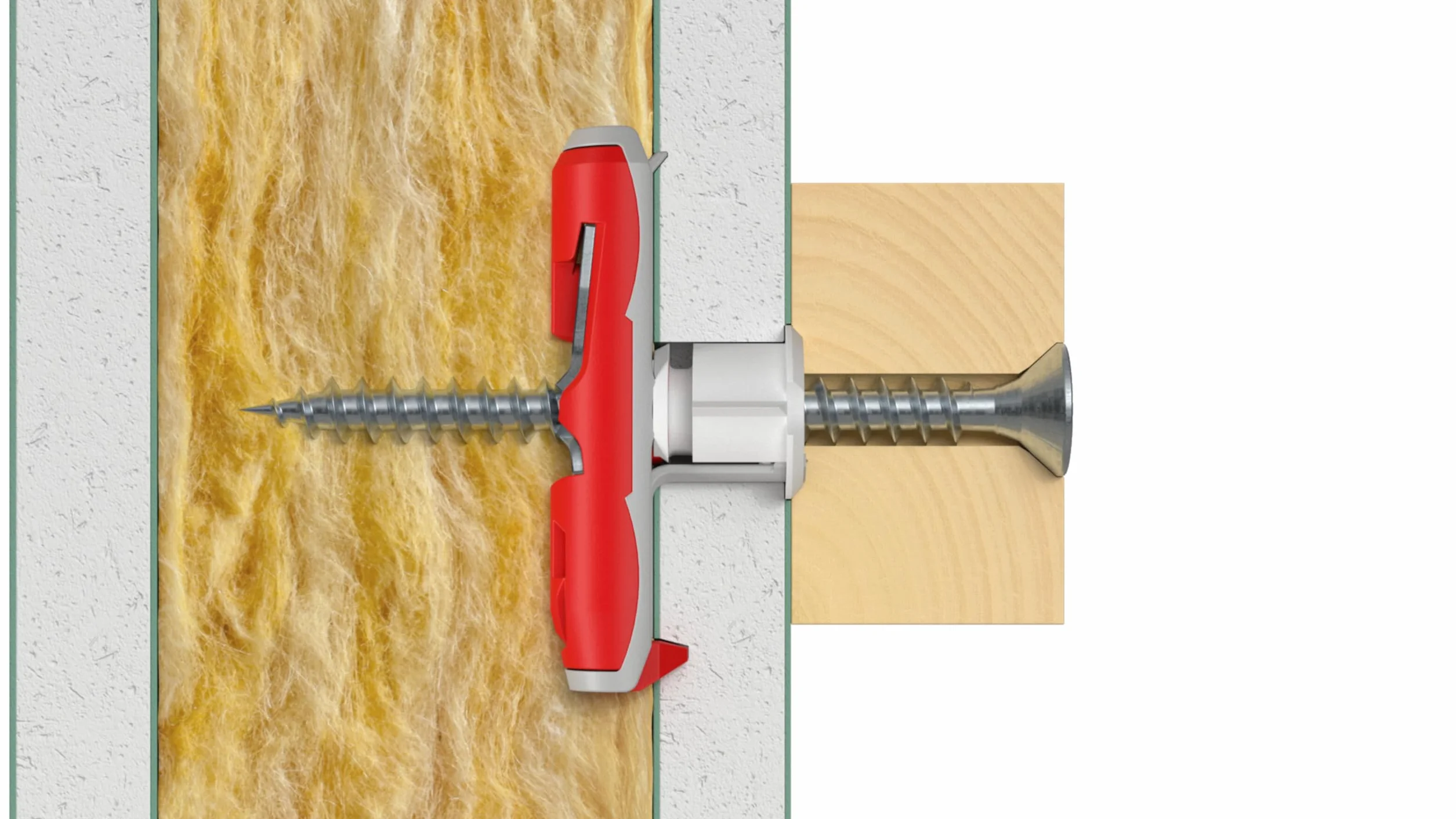 Fischer DuoTec 10mm Tasselli con Vite per Carichi Pesanti su Cartongesso