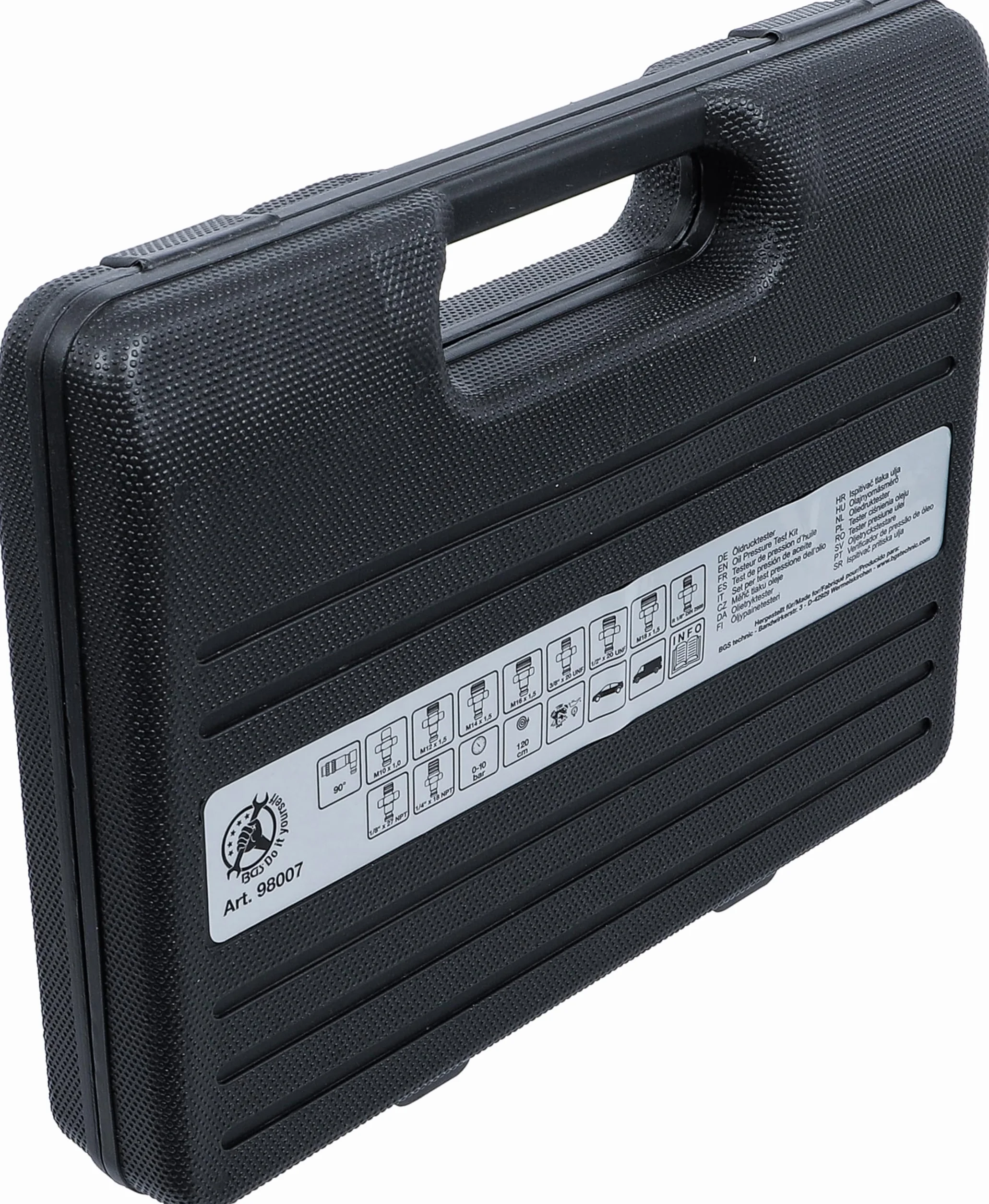 BGS Set per test pressione dell'olio 98007