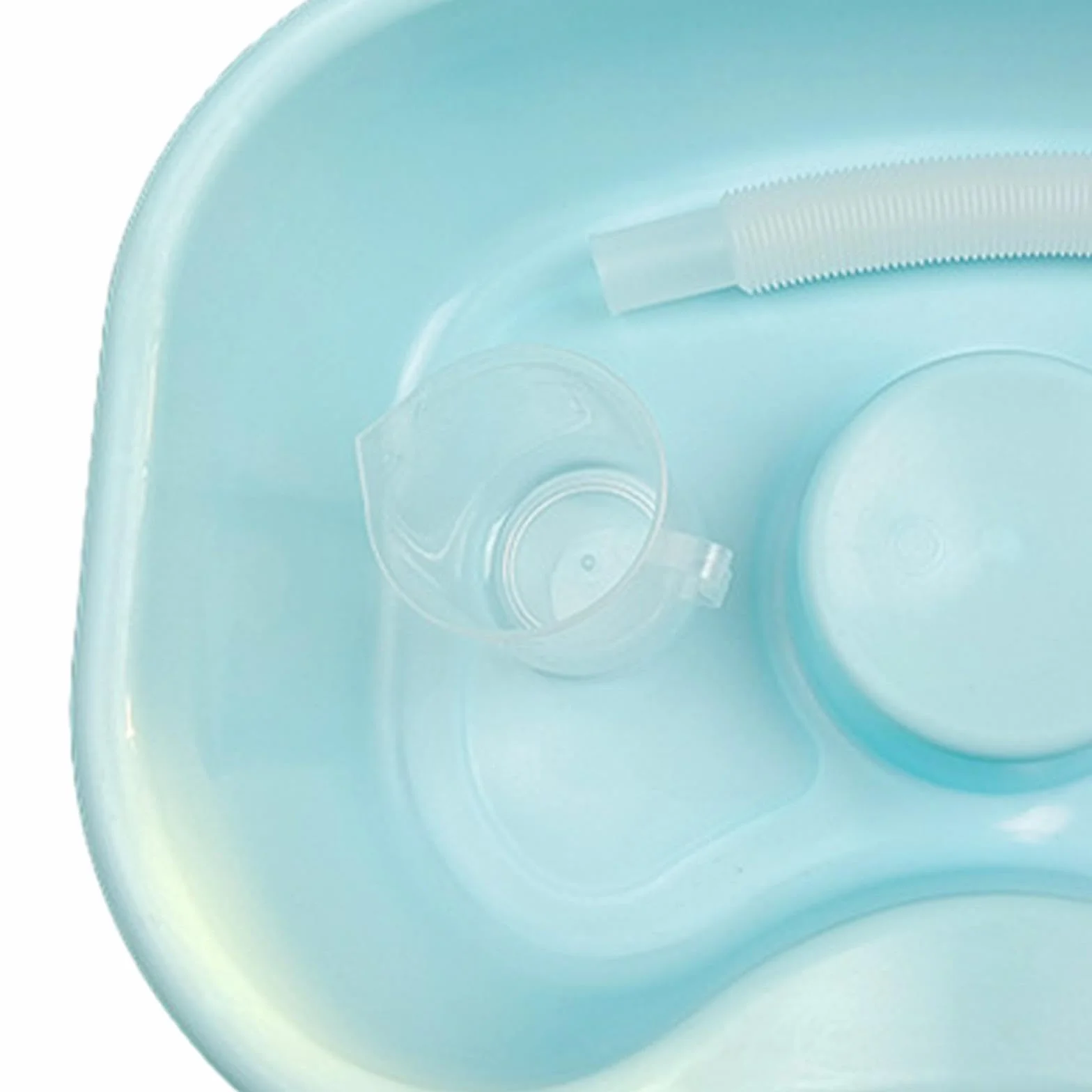 predolo Lavabo per capelli Lavabo per shampoo Ciotola Forniture per il lavaggio Lavare i capelli a letto Vassoio per lavare i capelli Bacinella per risciacquo, Verde