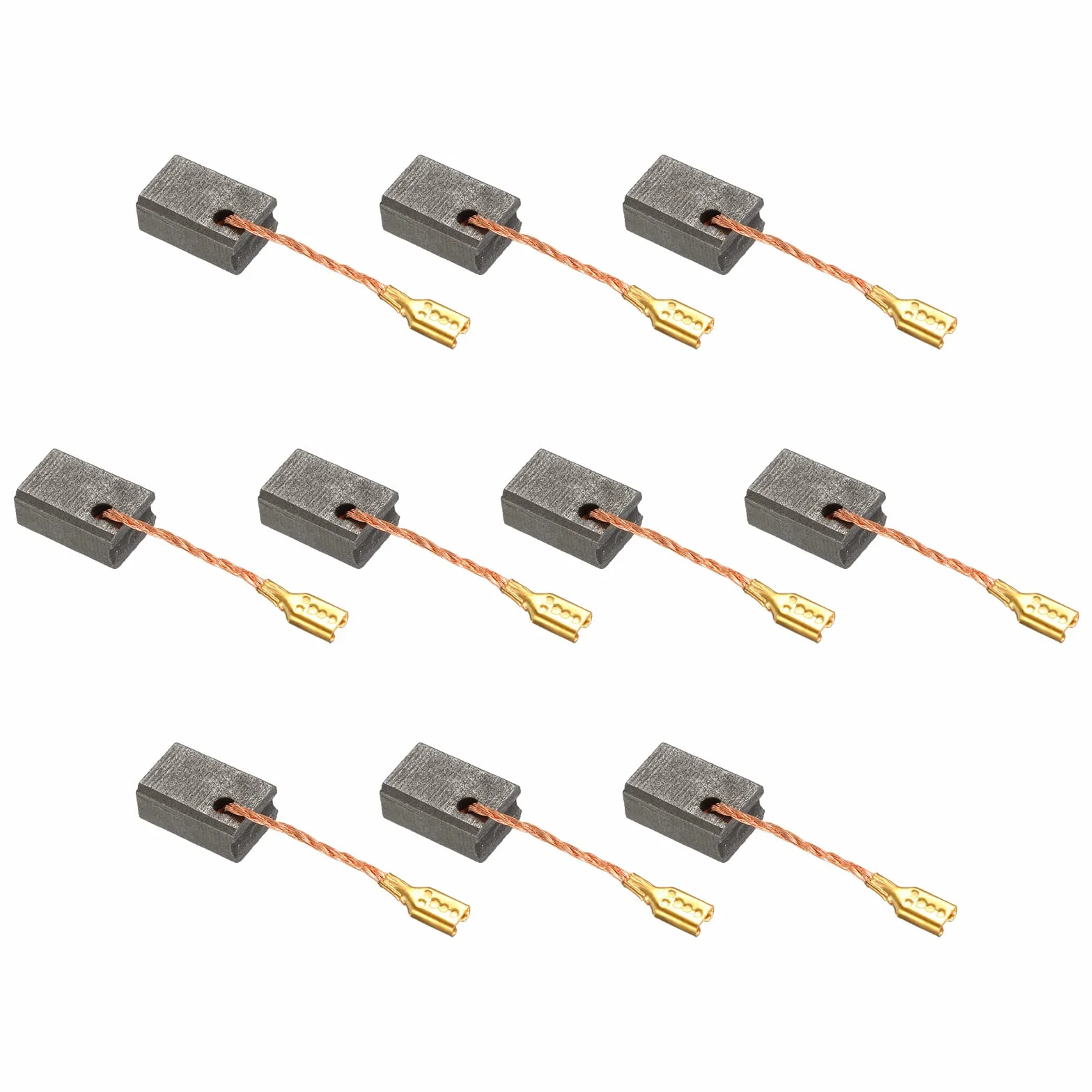 QUARKZMAN Carbonio Spazzola 14mm x 9mm x 6mm Ricambio 10pz per Motore Utensili Elettrici