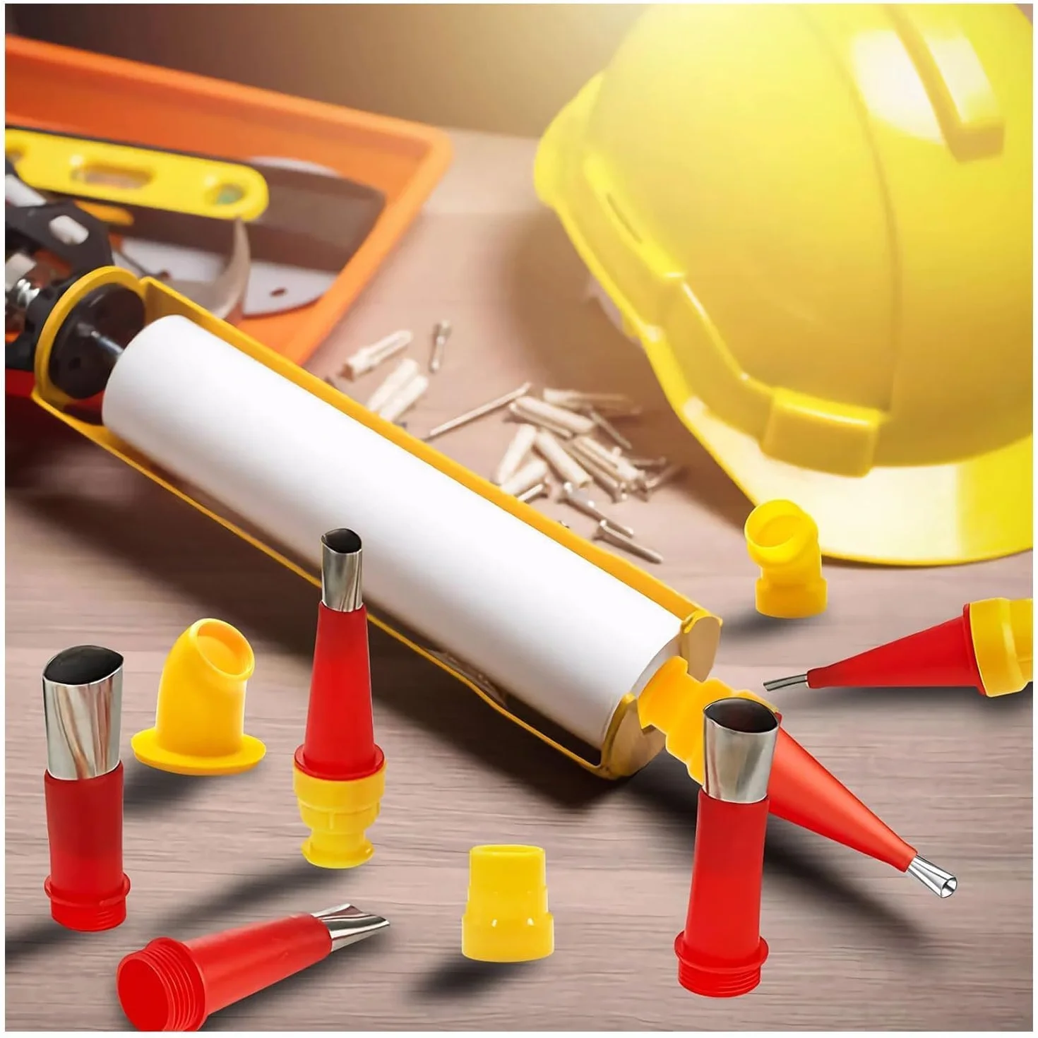 31 Pezzi Ugelli per Calafataggio in Silicone, Kit Beccucci per Cartuccia Silicone