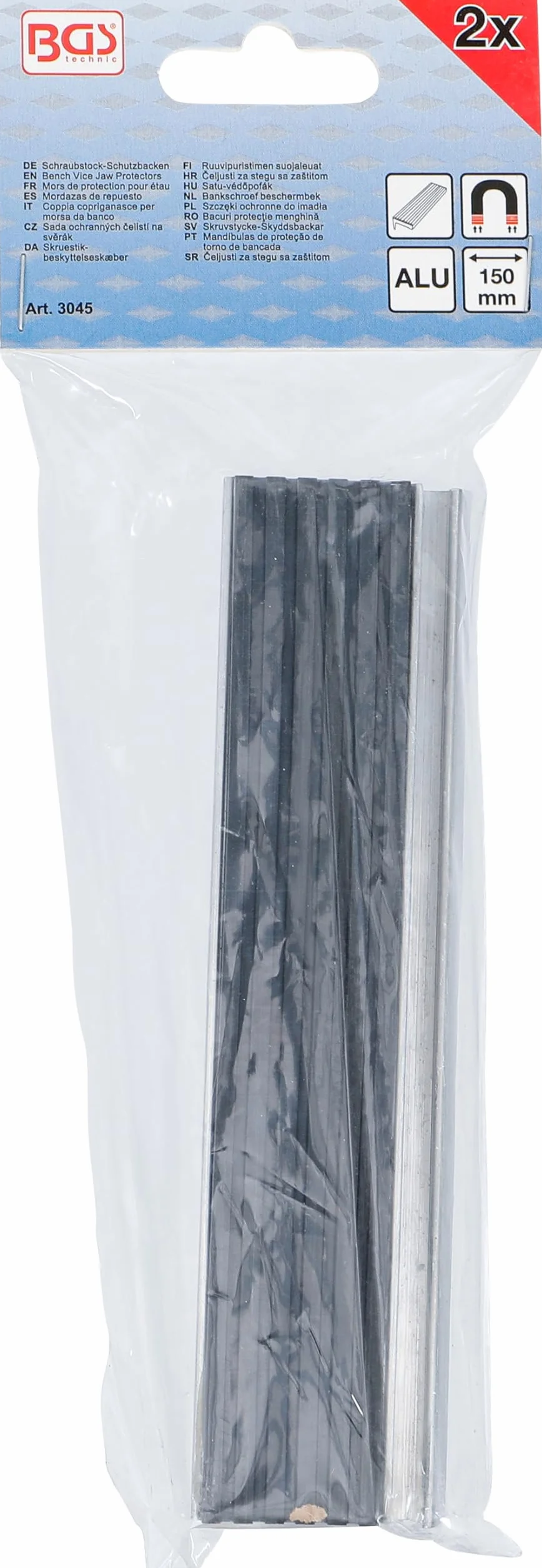 BGS Coppia copriganasce per morsa da banco alluminio 150 mm 2 pz.