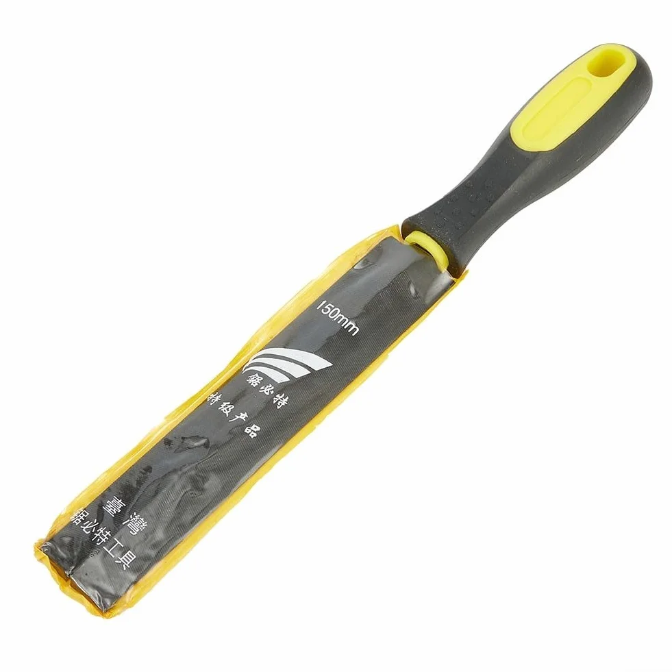 Lima per sega da potatura giardinaggio carpenteria, acciaio T12, manico TPR, 15,2 cm