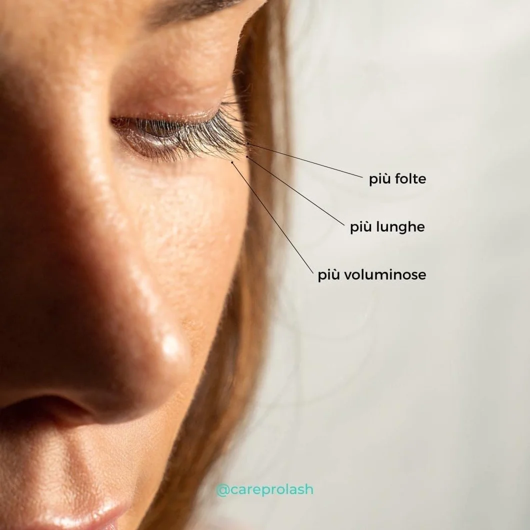 Siero per la Crescita delle Ciglia 4 ML (4 mesi)CarePro Lash +Lunghe+Folte+Forti+Scure-EyeLash Serum. Risultati Garantiti! Ideale anche per le sopracciglia