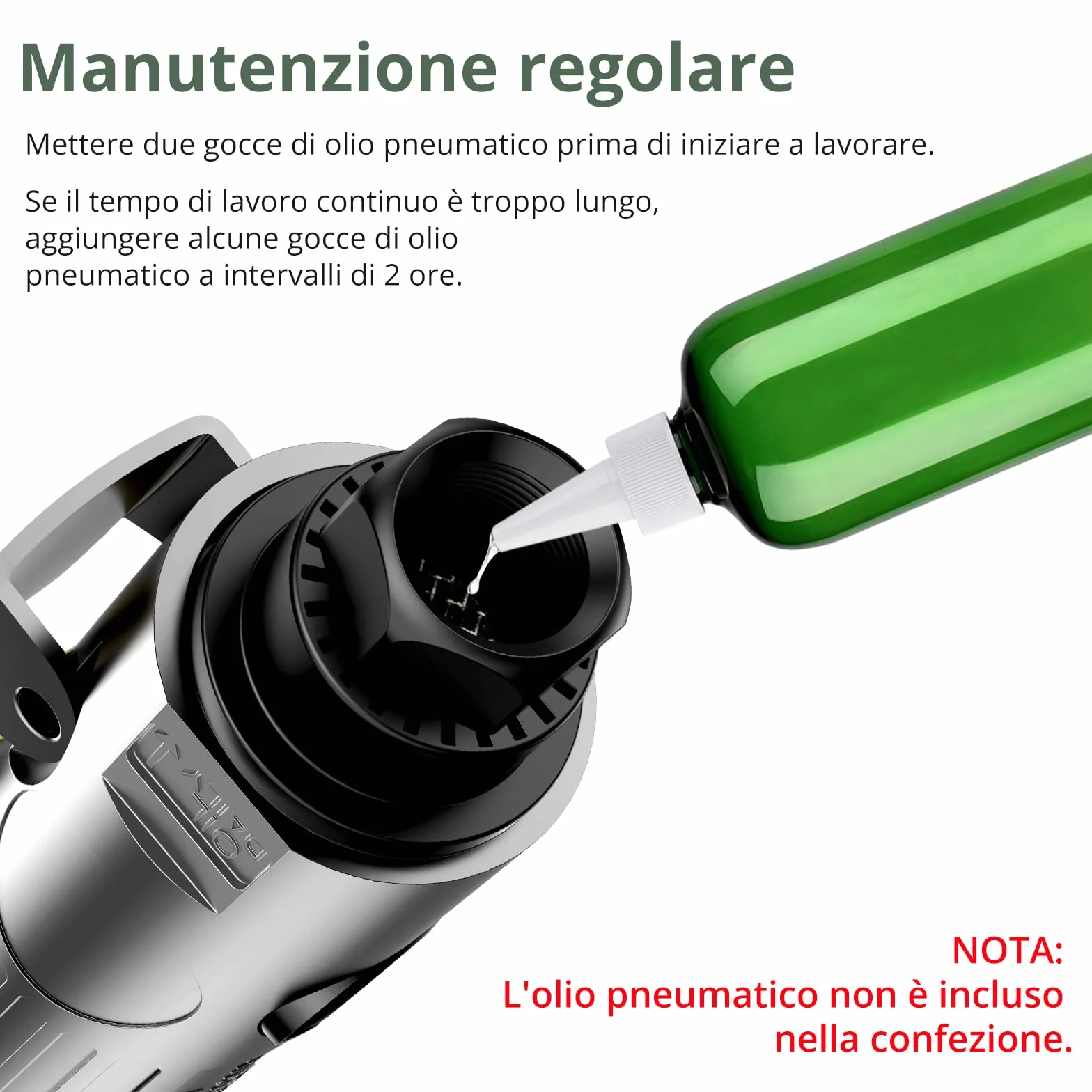 Smerigliatrice Pneumatica Angolare 20000rpm Professionale per Lucidatura e Fresatura