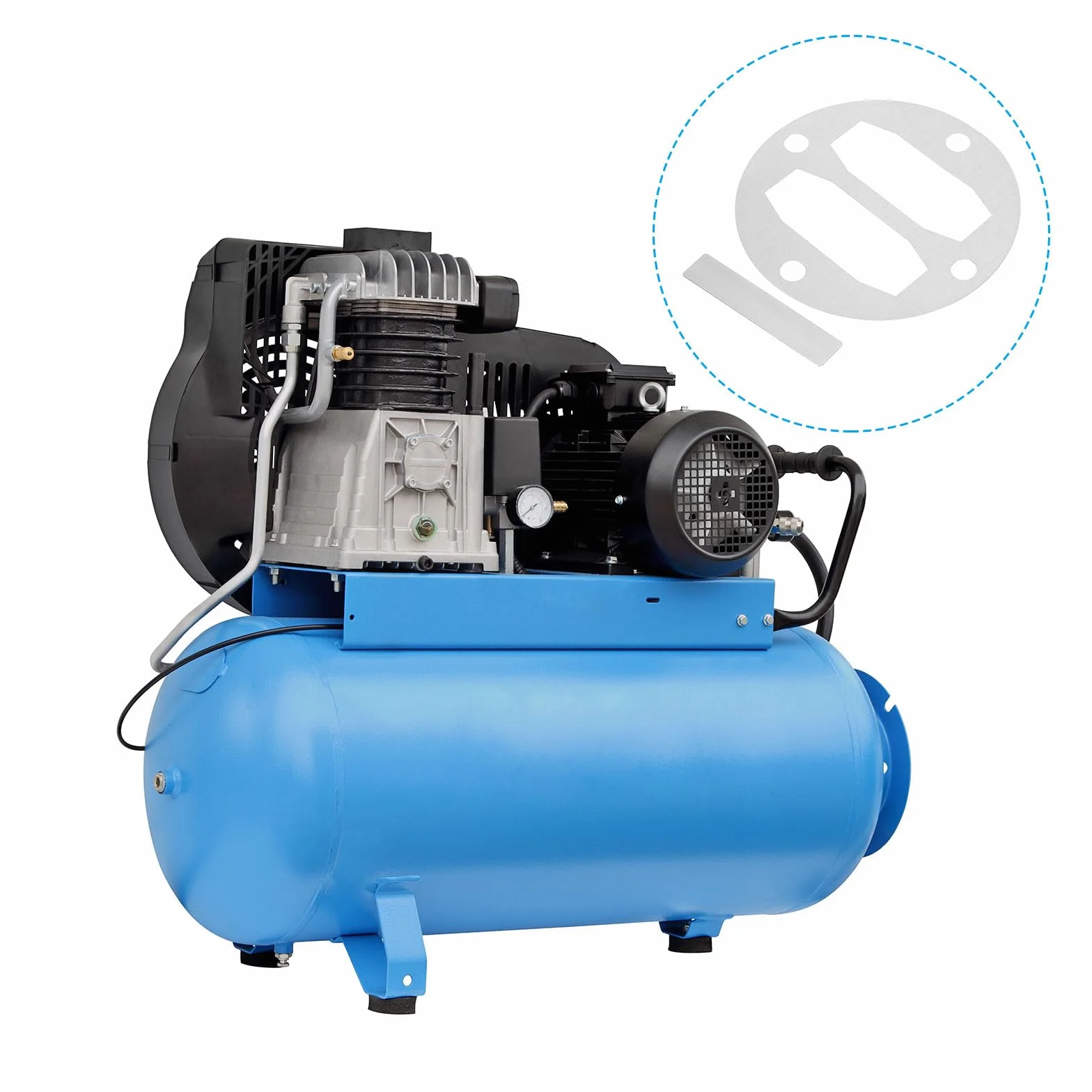 PATIKIL 47mm Kit Guarnizione Testata Sostituzione Valvola Lamellare 2 Set di Ricambi per Compressore d'Aria