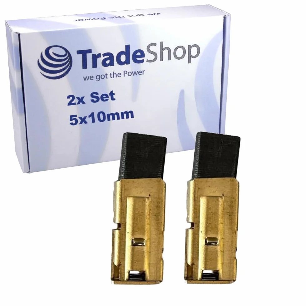 Spazzole di carbone motore 5x10 mm con supporto compatibile Metabo KHE 2650 KHE 2850 KHE 2851 UHE 2450 Multi UHE 2650 Multi UHE 2850 Multi