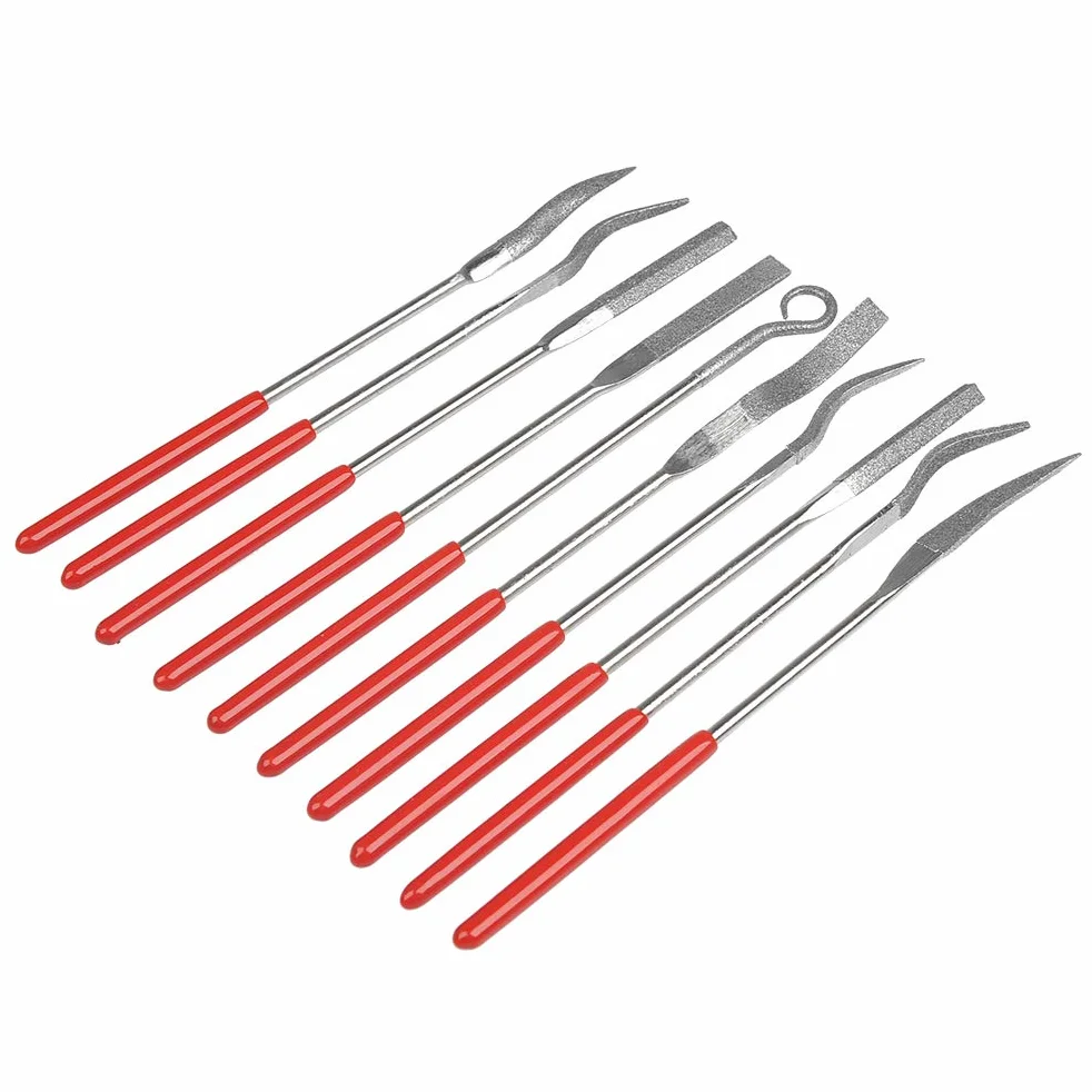 FOCCTS Set 10 Pezzi Lime e Raspe Professionali per Legno Ceramica Terracotta Metallo