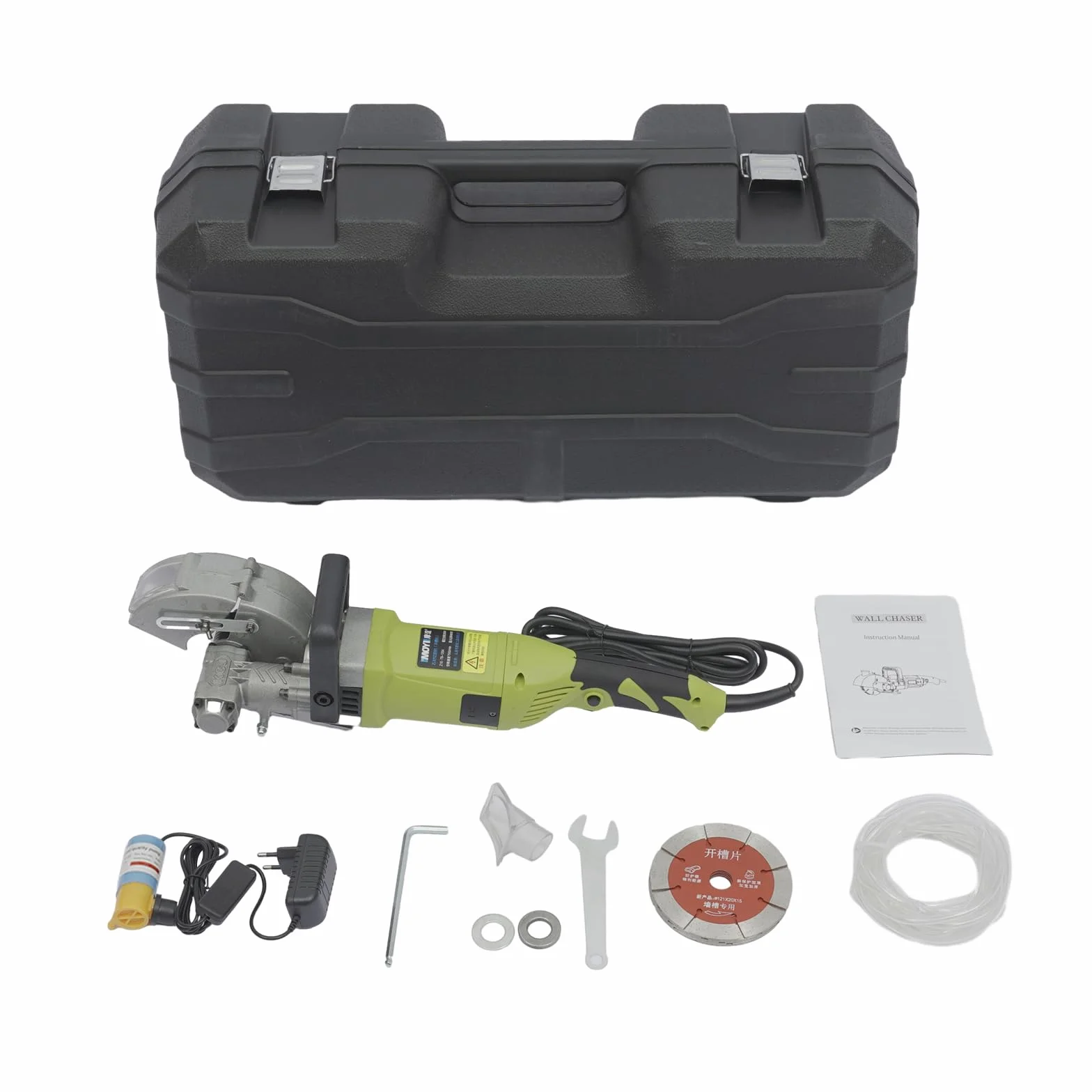 Scanalatrice 4000W, Fresa per Scanalatura da Muro 37mm 33mm, Cemento 5 Lame