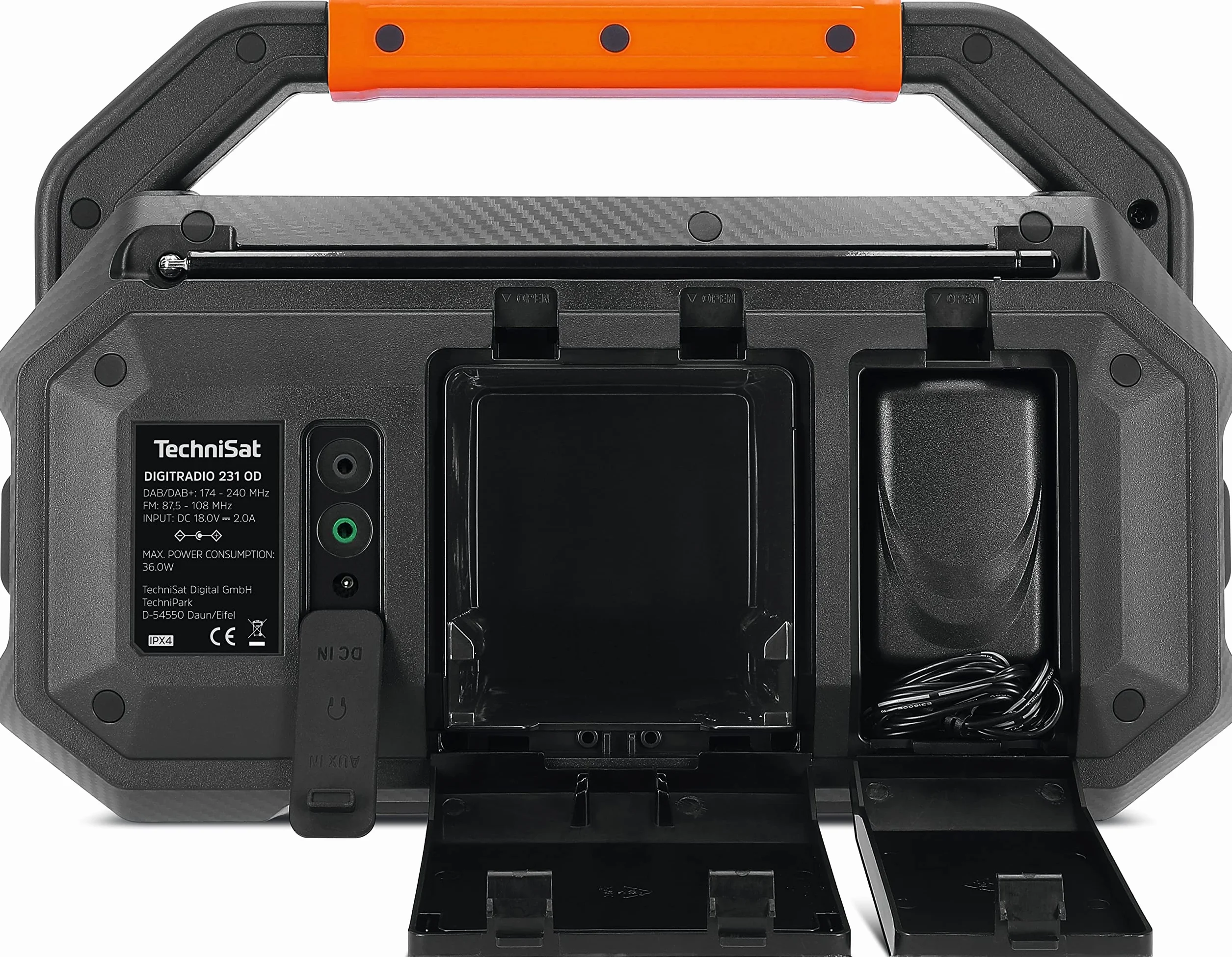 TechniSat DIGITRADIO 231 OD DAB+ Outdoor Boombox 18 V Bluetooth