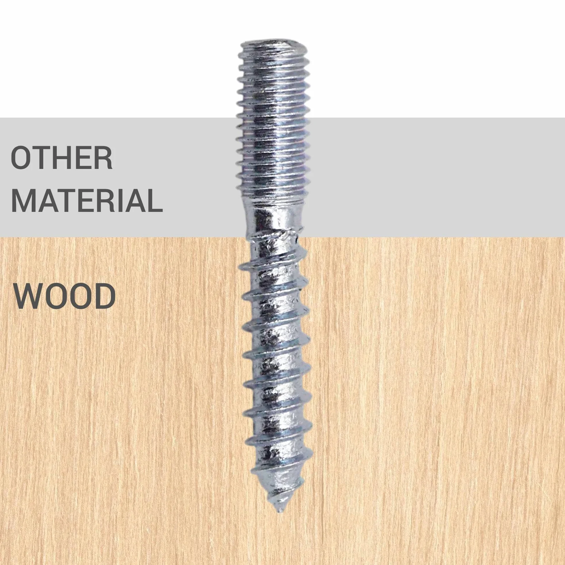 Bulloni M6 x 120 mm a doppia estremità SKIR'CO 20 pezzi