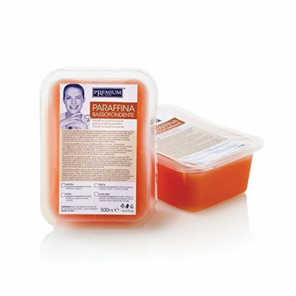 PARAFFINA PER MANI E PIEDI 2 PANETTI DA 500 gr. IN SCATOLA 1 Kg. PARAFFIN