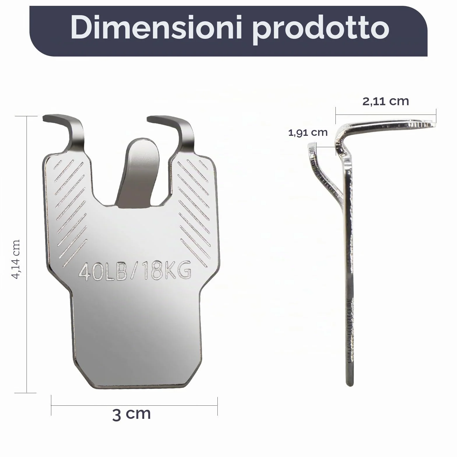 Gancio per Quadri ad Artiglio per Cartongesso 10 Pezzi Ganci da Parete per Appendere Specchi Foto Poster