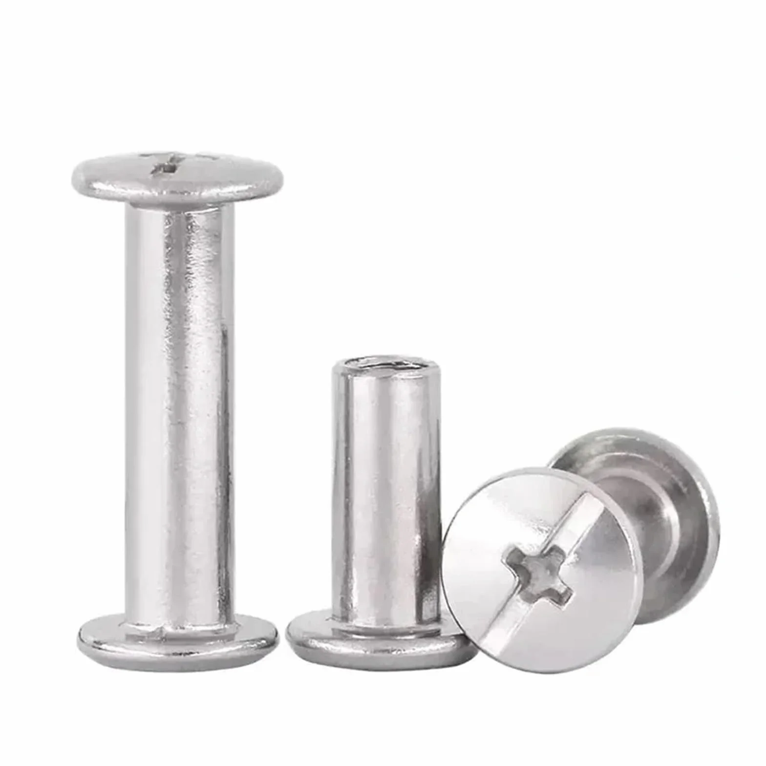 Viti Chicago in Acciaio Inossidabile 304 M3 M4 10 Set per Rilegatura Borsa e Album