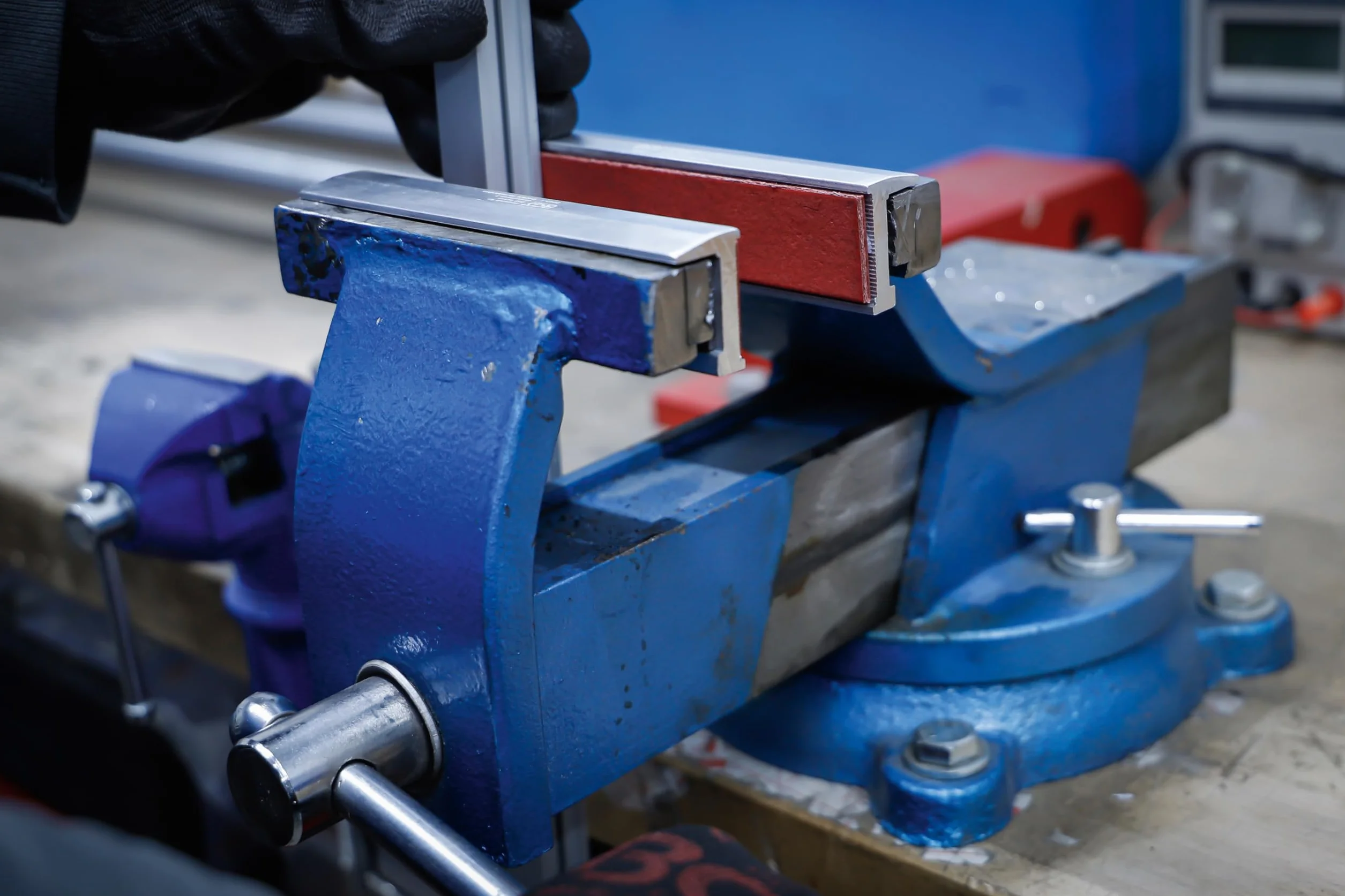 BGS Coppia copriganasce per morsa da banco alluminio larghezza 100 mm 2 pz