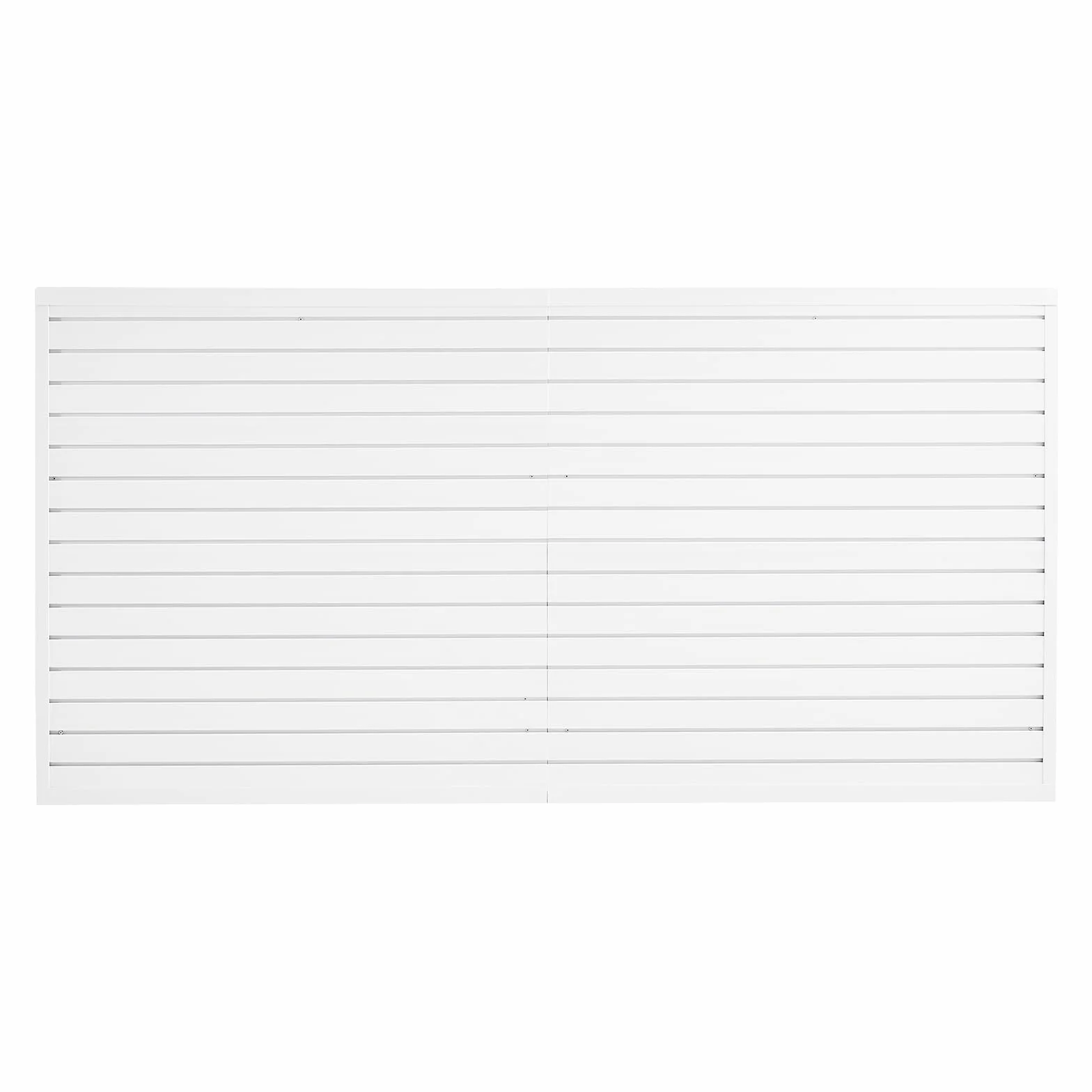 VEVOR Pannelli per Pareti a Doghe Garage Regolabile 1225 x 2450 x 20 mm Bianco