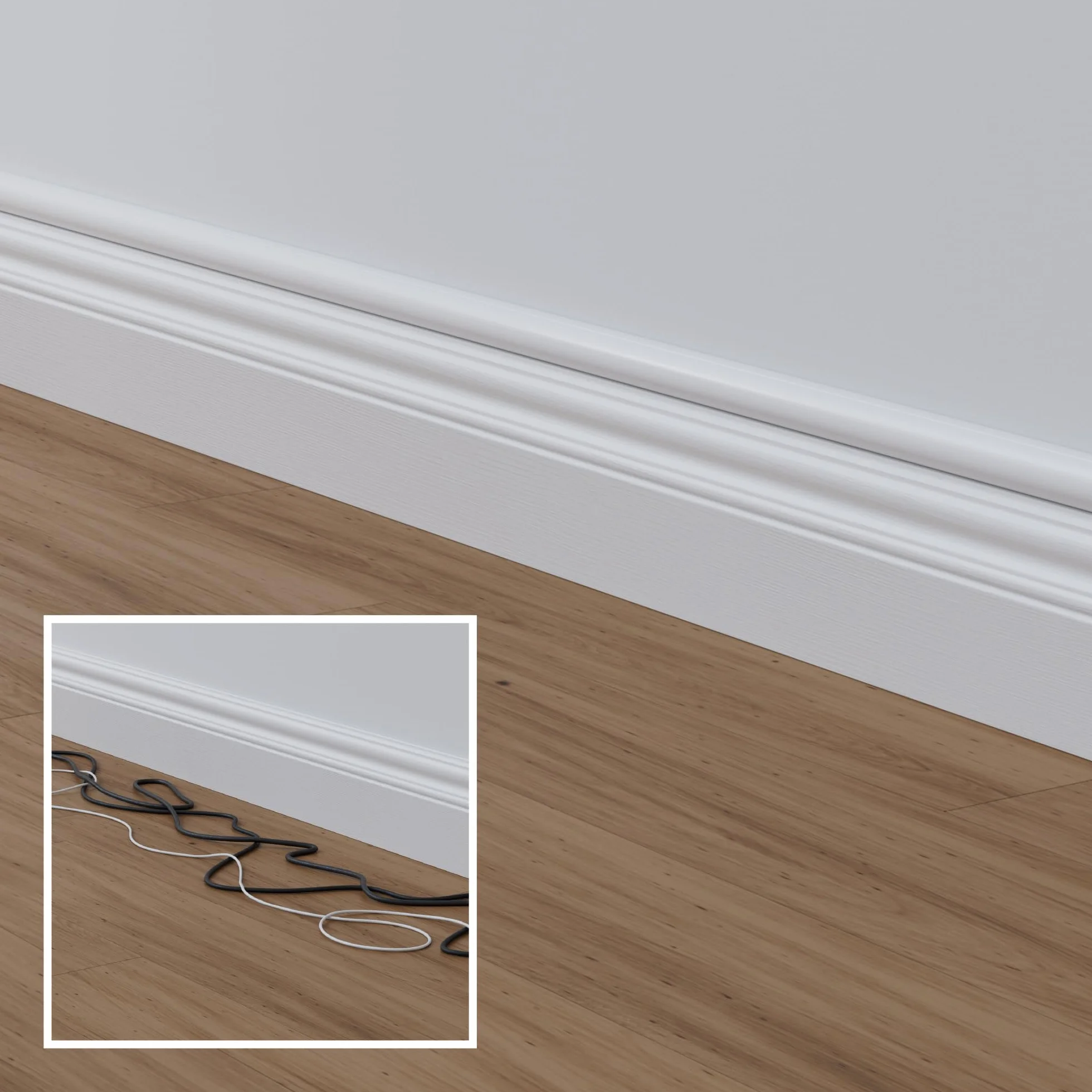 D-Line Canalina Passacavi 30x15mm Multipack 4m, Bianco