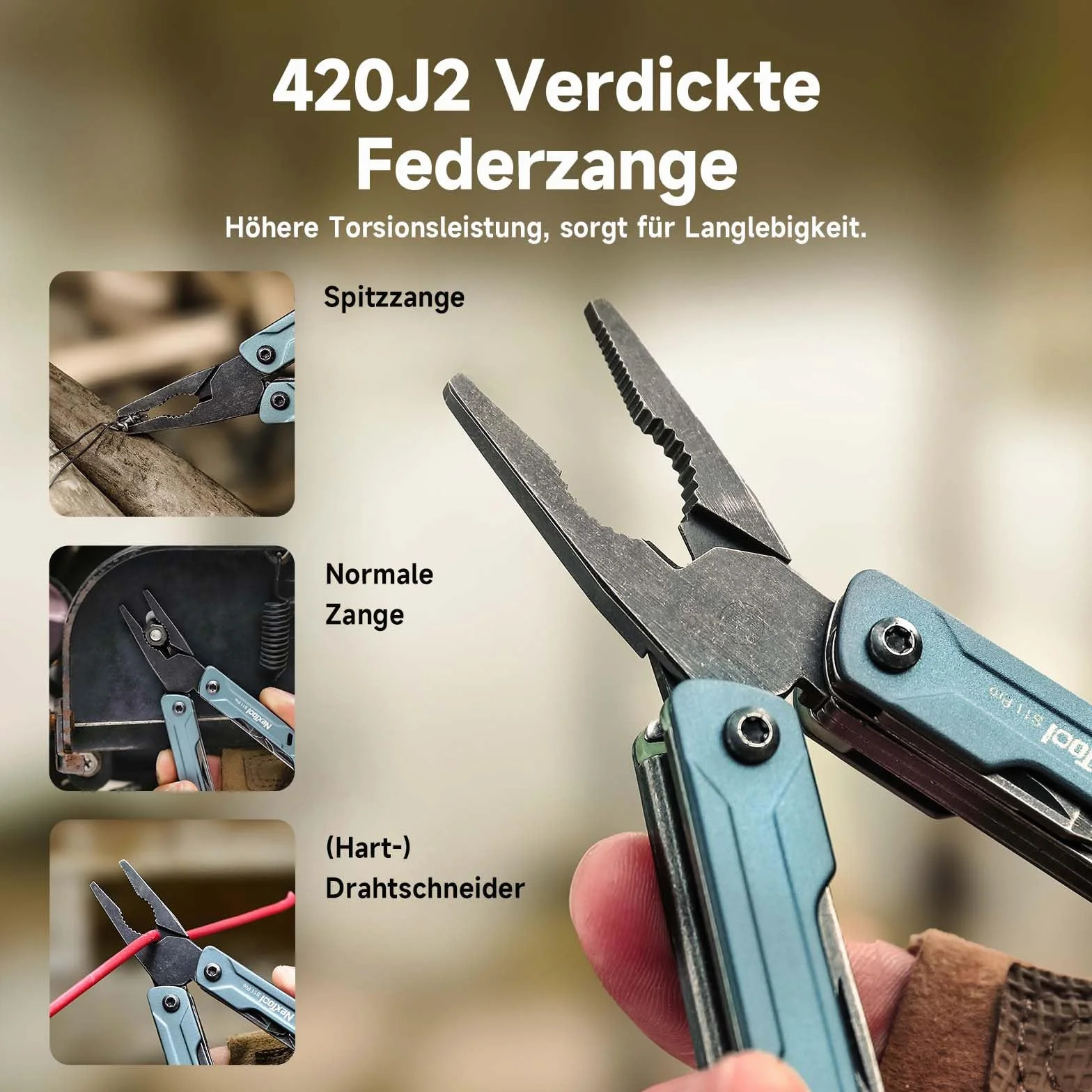 NexTool Multitool Mini Sailor S11 Pro 12 in 1, strumento multiuso EDC compatto in acciaio inossidabile