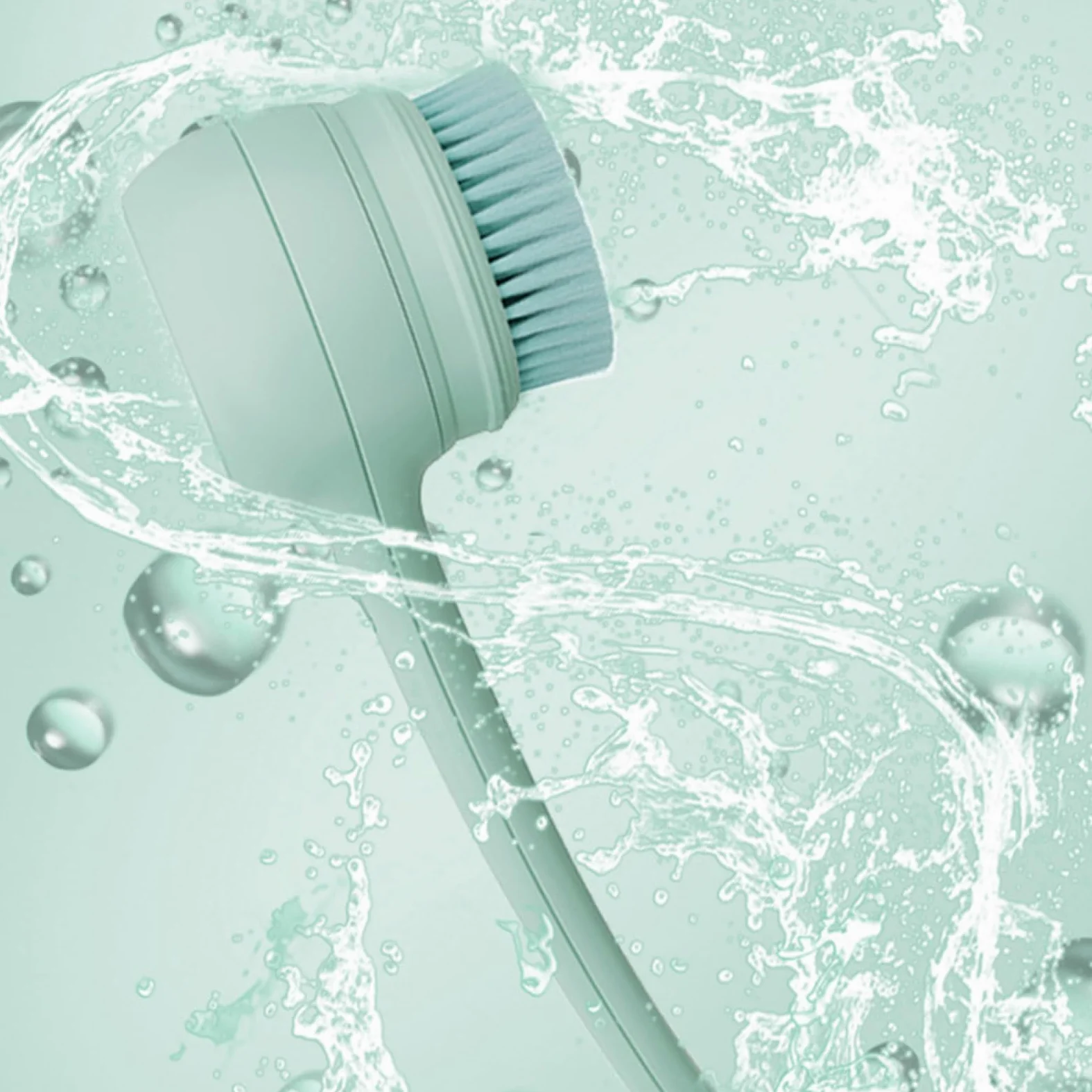 Scrubber per la schiena per doccia, spazzola da bagno con doppio manico | Scrubber per il corpo con ricarica USB e manico lungo, Spazzola elettrica Spazzola per la schiena a batteria grande 5 testine