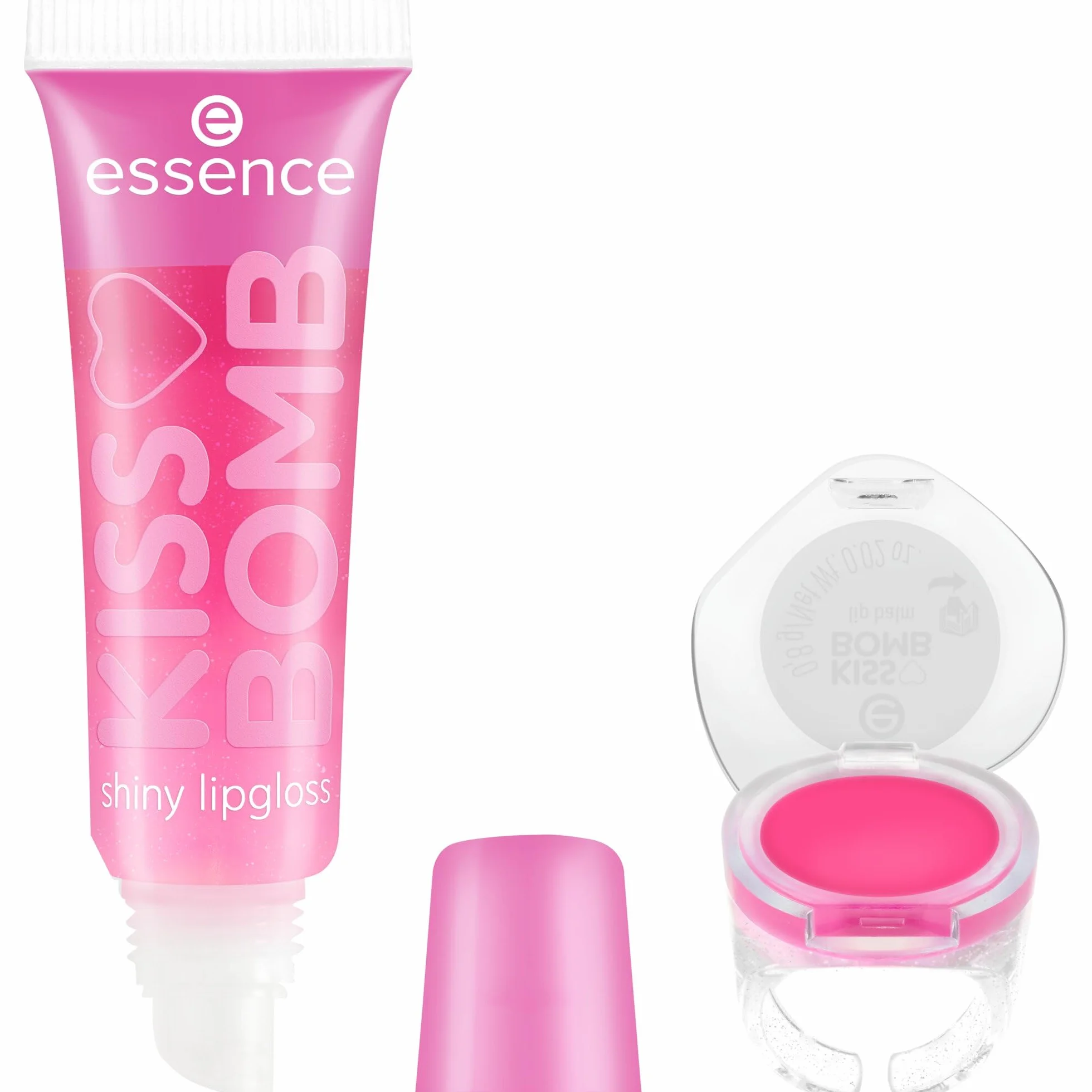 essence KISS BOMB lucidalabbra brillante & balsamo labbra, lucida (10.8ml)