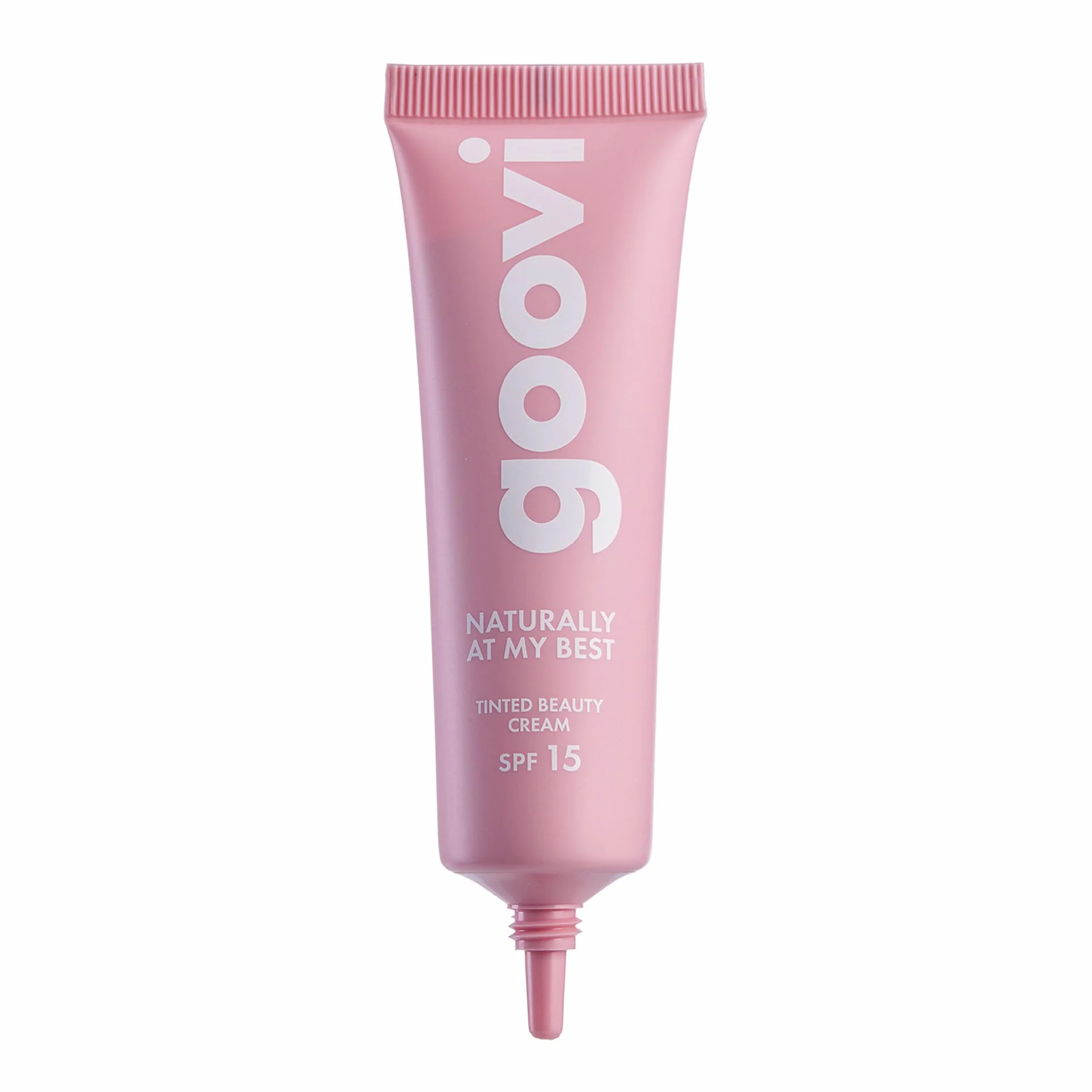 GOOVI Naturally At My Best Tinted Beauty Cream - Crema giorno colorata con SPF 15, BB Cream naturale per tutti i tipi di pelle, idratazione, copertura e cura in uno, 30 ml