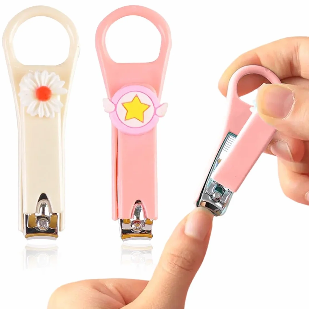 2 pezzi tagliaunghie, tagliaunghie per bambini, professionale, in acciaio inossidabile, pinzette per unghie, per donne, ragazze, bambini, strumento da taglio professionale per la preparazione di