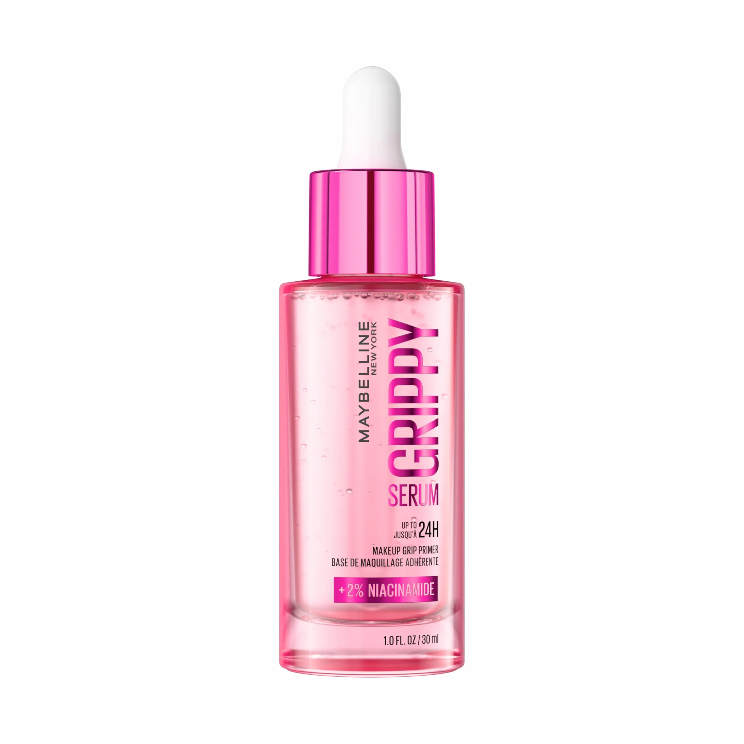 MAYBELLINE NEW YORK - Grippy Serum - Base di tinta perfetta - Fissa il trucco per 24 ore - Texture Ultra-fondente - Arricchita con niacinamide e aloe vera - Tecnologia Serum-To-Grip - 30 ml