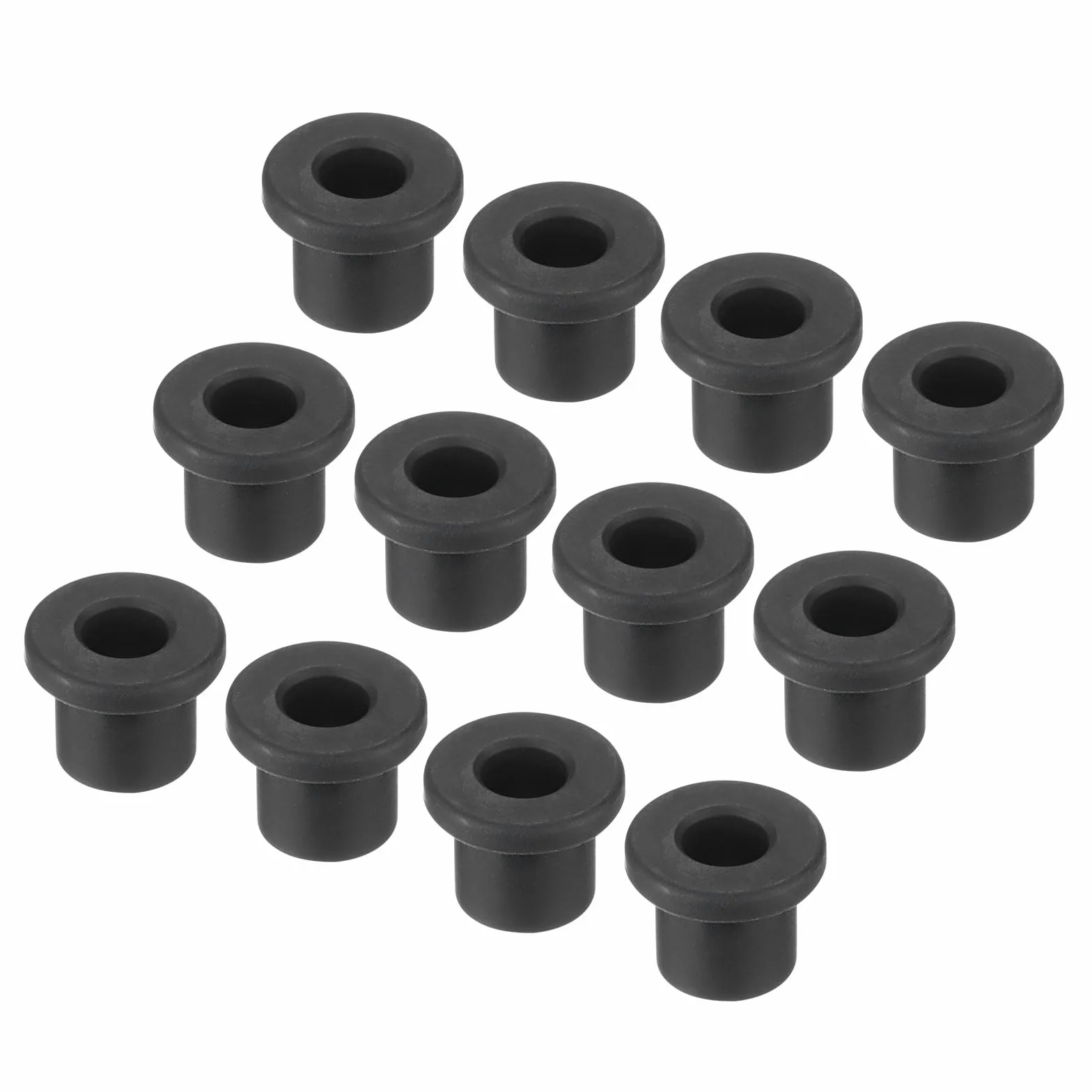 Occhielli in Gomma 10mm ID 6mm H 11mm Guarnizioni Nere Passacavi per Cavi Tubi